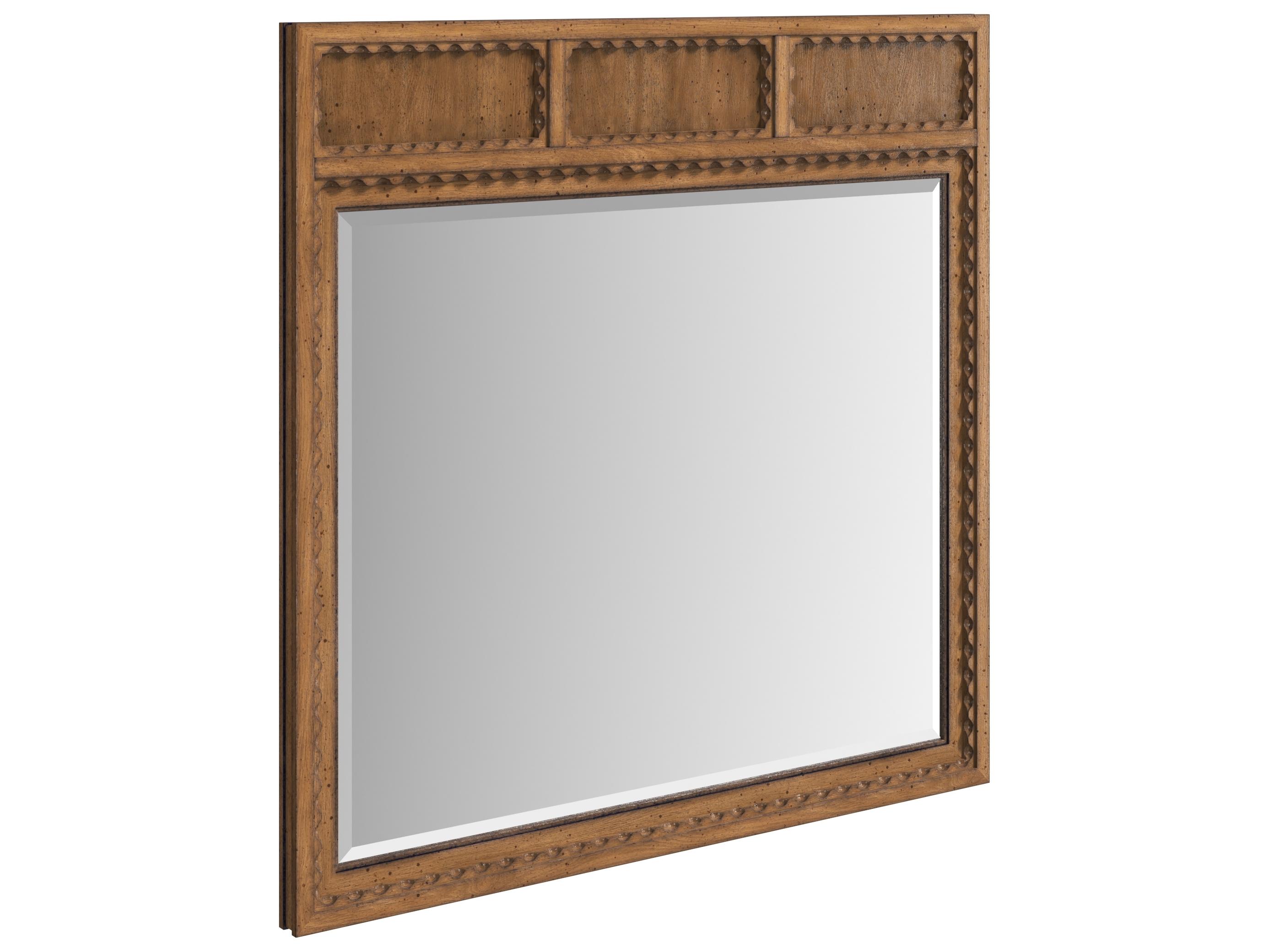 A.R.T. Furniture Harbor Warm Walnut New Traditional Wall Mirror Rectangular