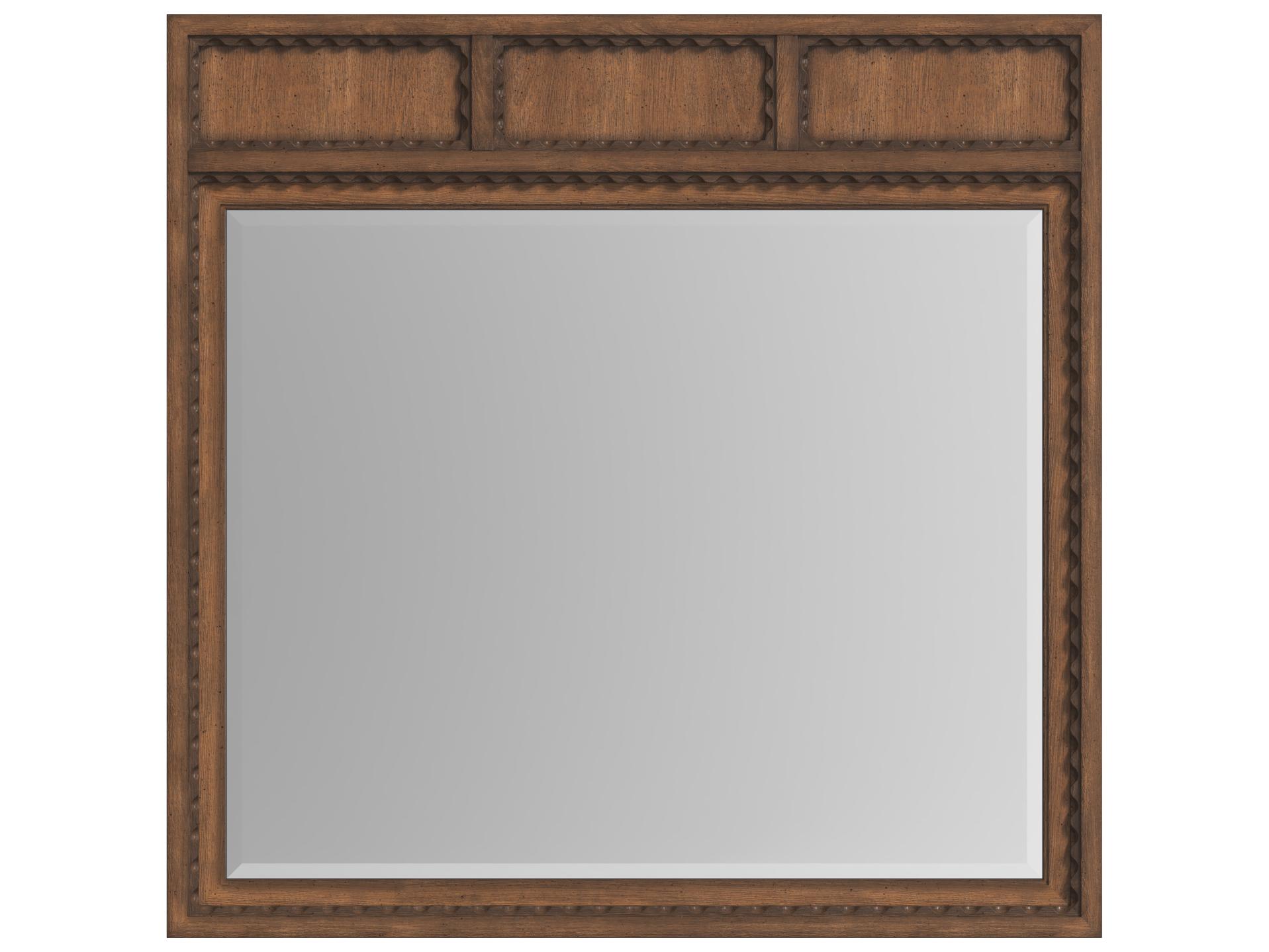 A.R.T. Furniture Harbor Warm Walnut New Traditional Wall Mirror Rectangular