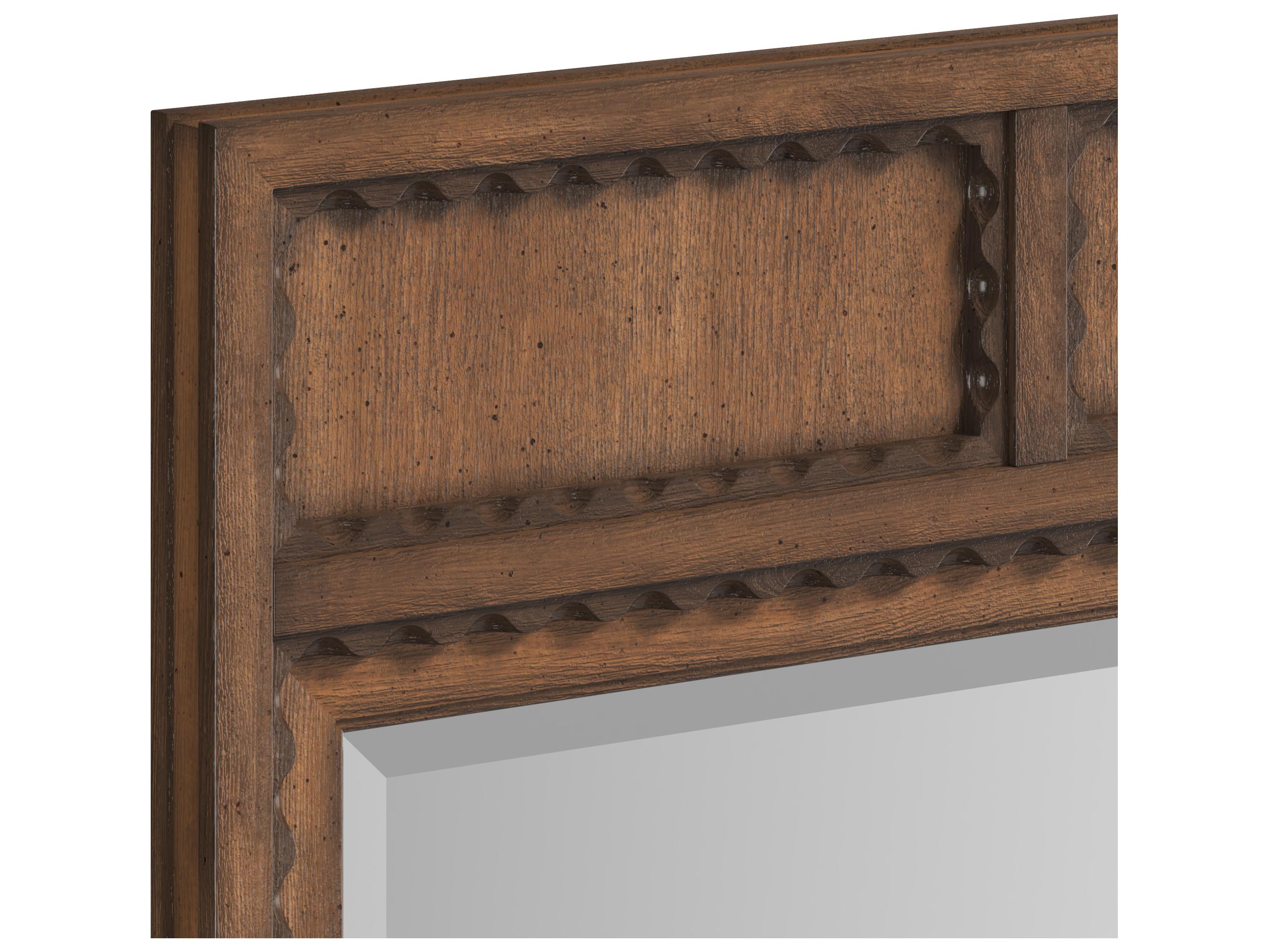 A.R.T. Furniture Harbor Warm Walnut New Traditional Wall Mirror Rectangular