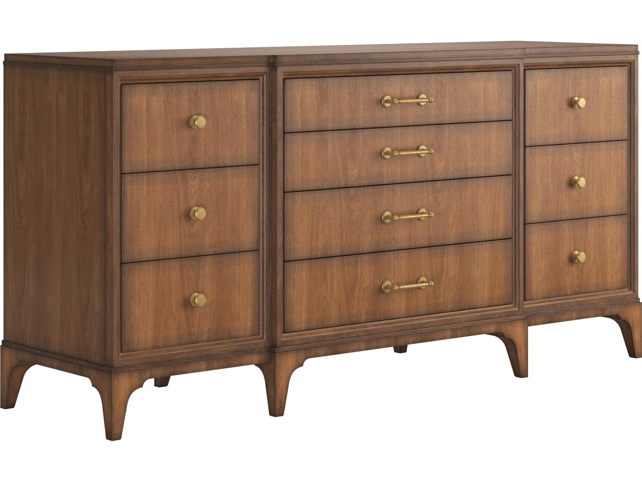 A.R.T. Furniture Harbor Brown Rubberwood Dresser