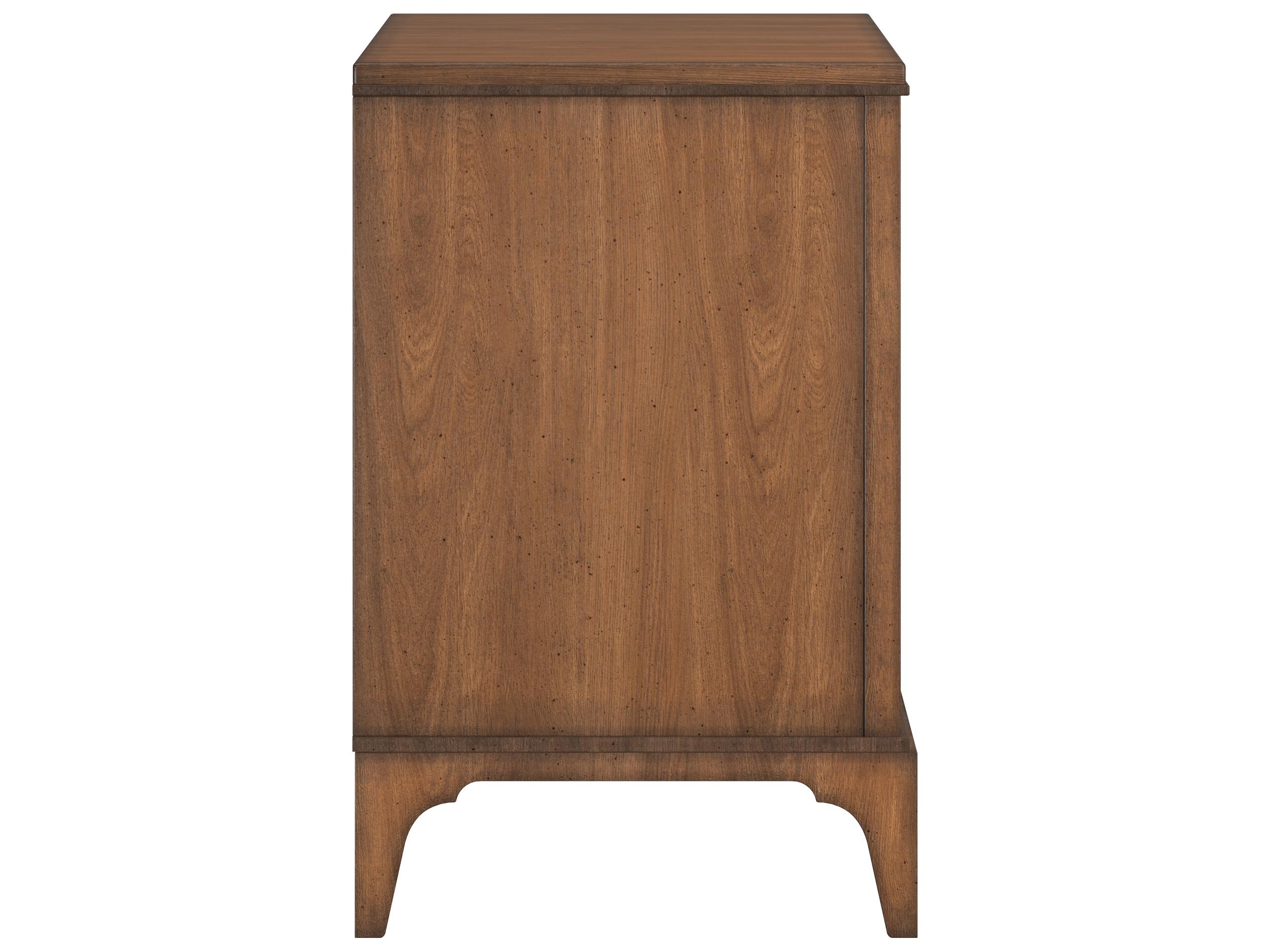 A.R.T. Furniture Harbor 3-Drawers Brown Rubberwood Nightstand