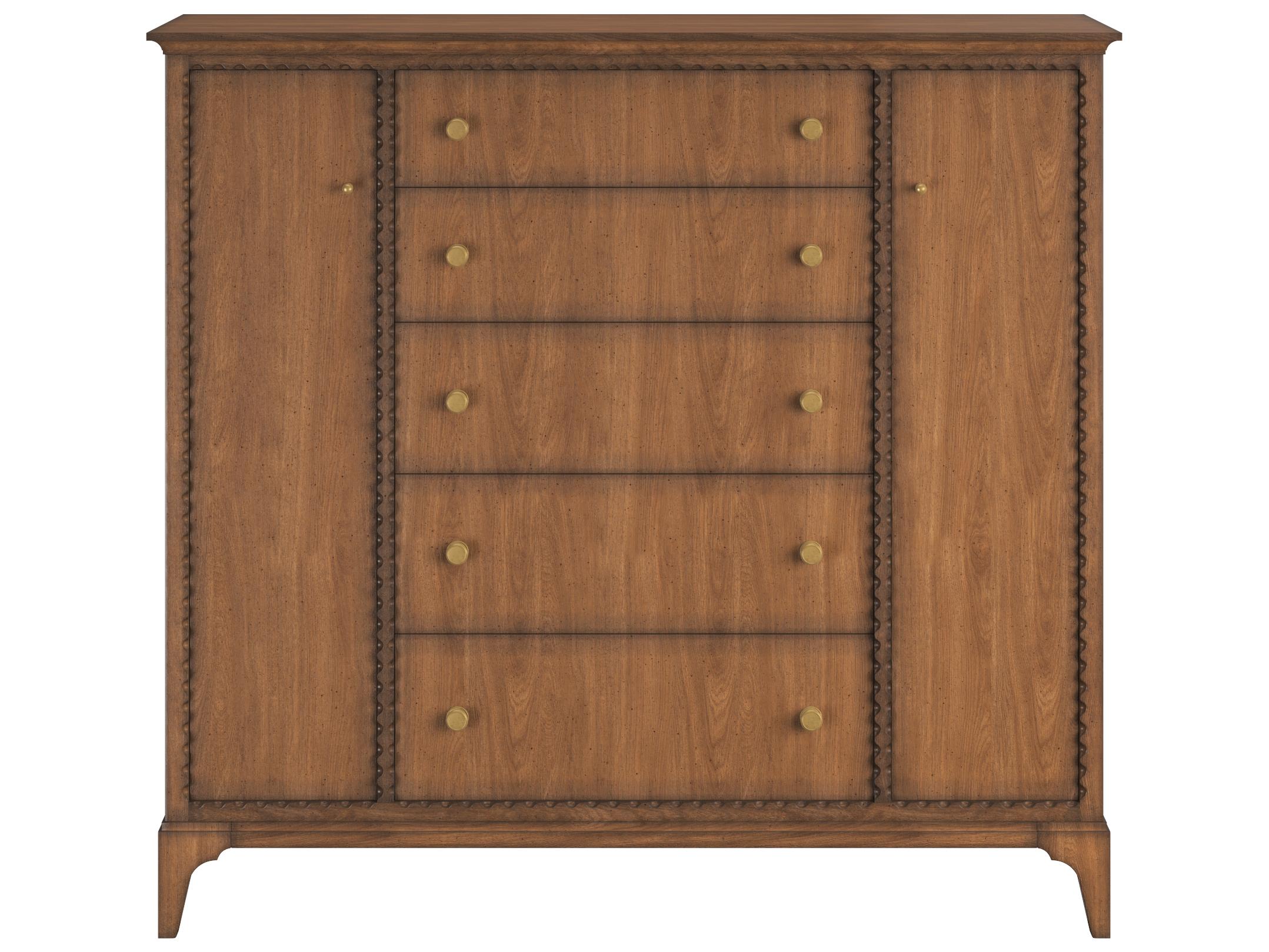 A.R.T. Furniture Harbor Warm Walnut Lakeside Sepia Brown Rubberwood Accent Chest