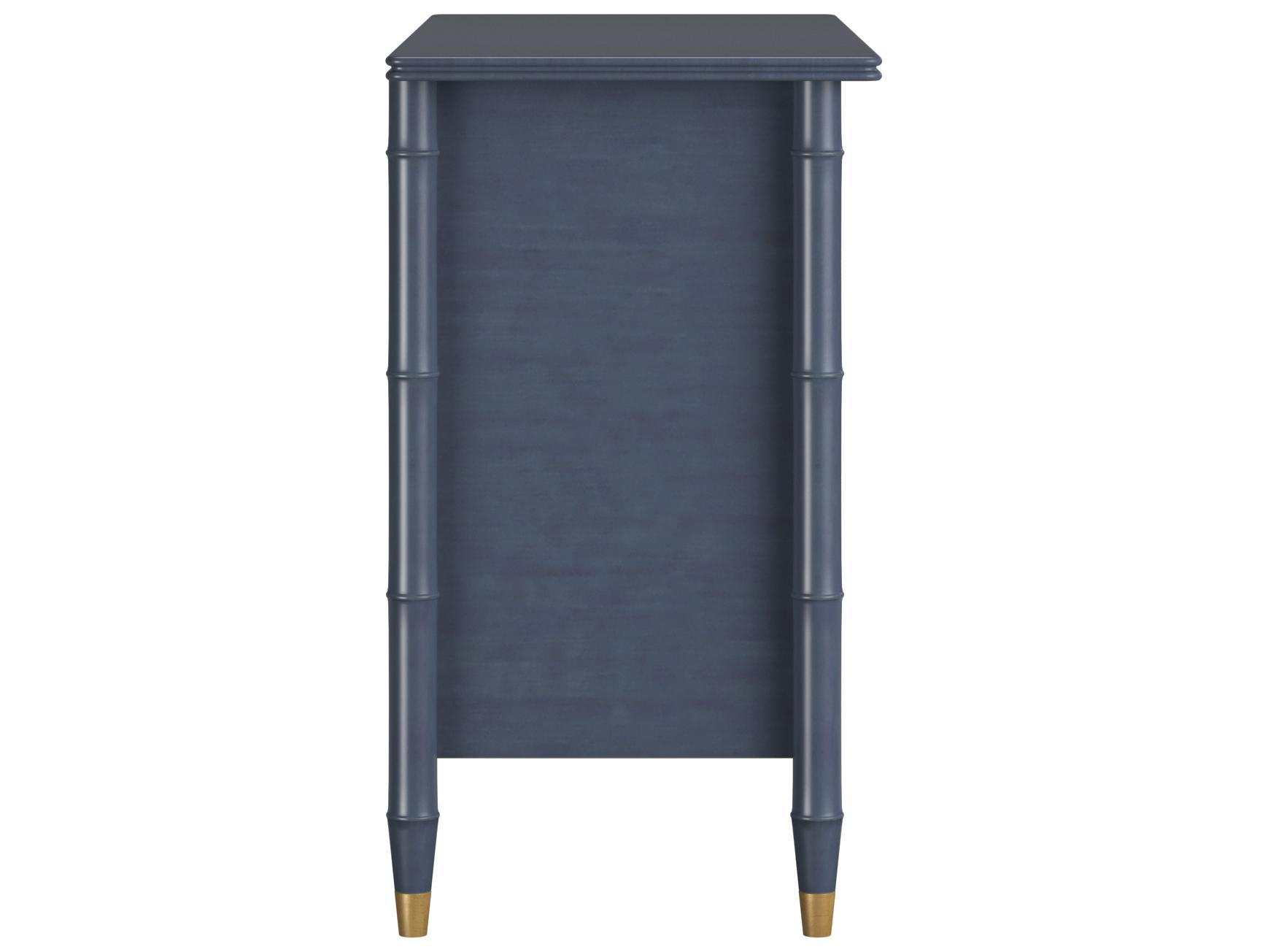 A.R.T. Furniture Harbor Blue Navy Masterpiece Poplar Wood Accent Chest