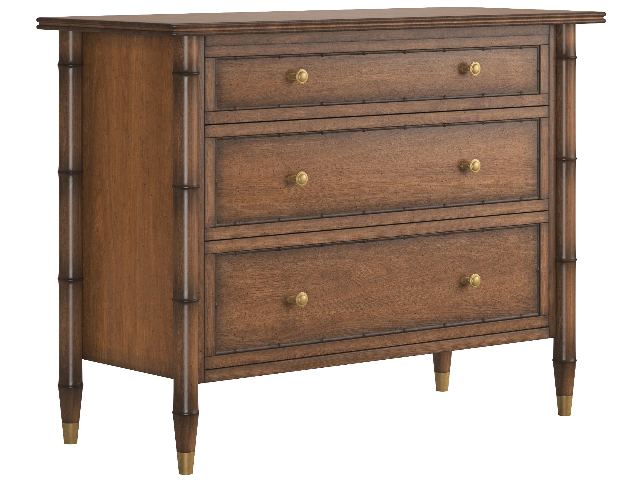 A.R.T. Furniture Harbor Warm Walnut Lakeside Sepia Brown Rubberwood Accent Chest