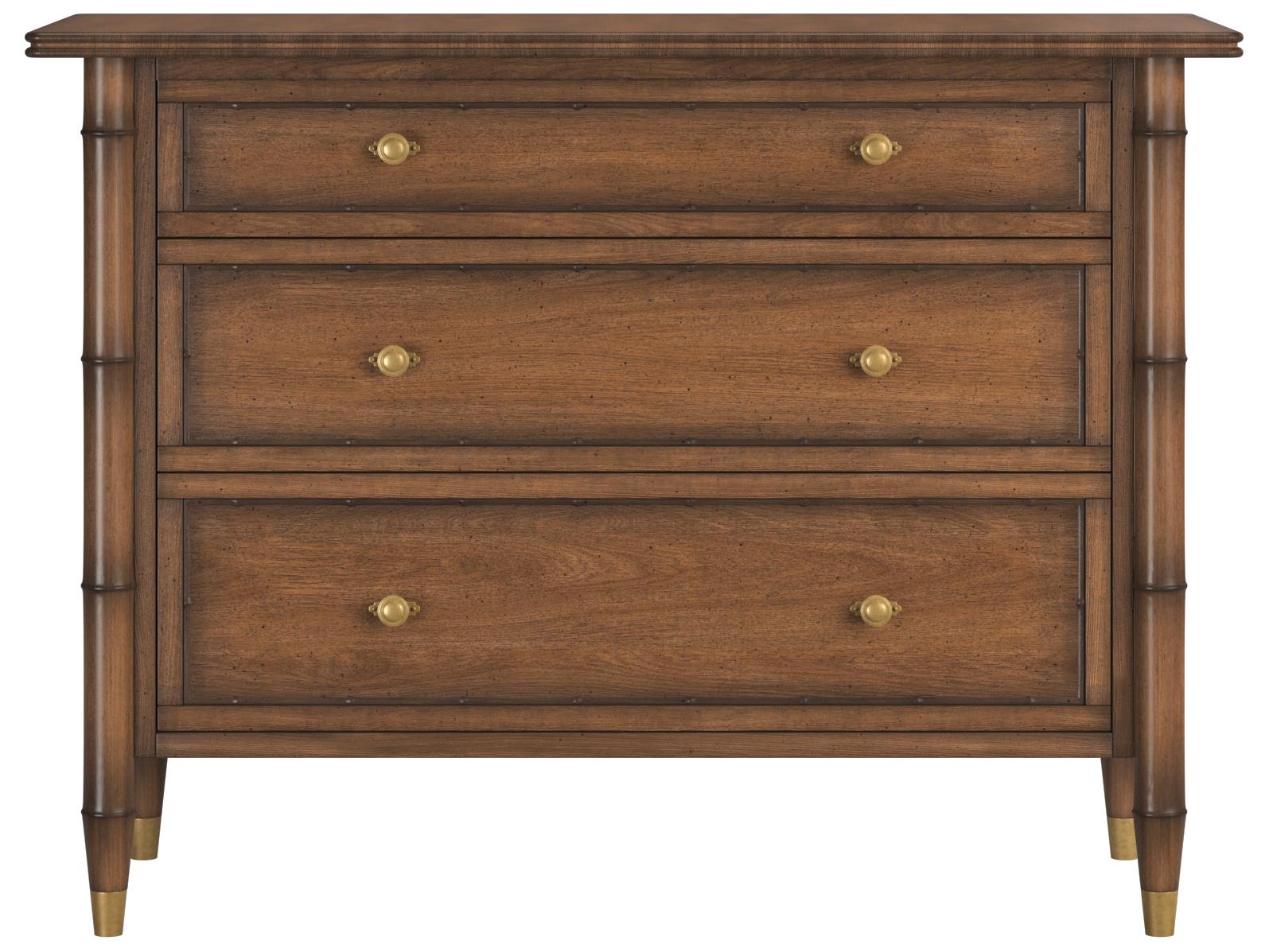 A.R.T. Furniture Harbor Warm Walnut Lakeside Sepia Brown Rubberwood Accent Chest