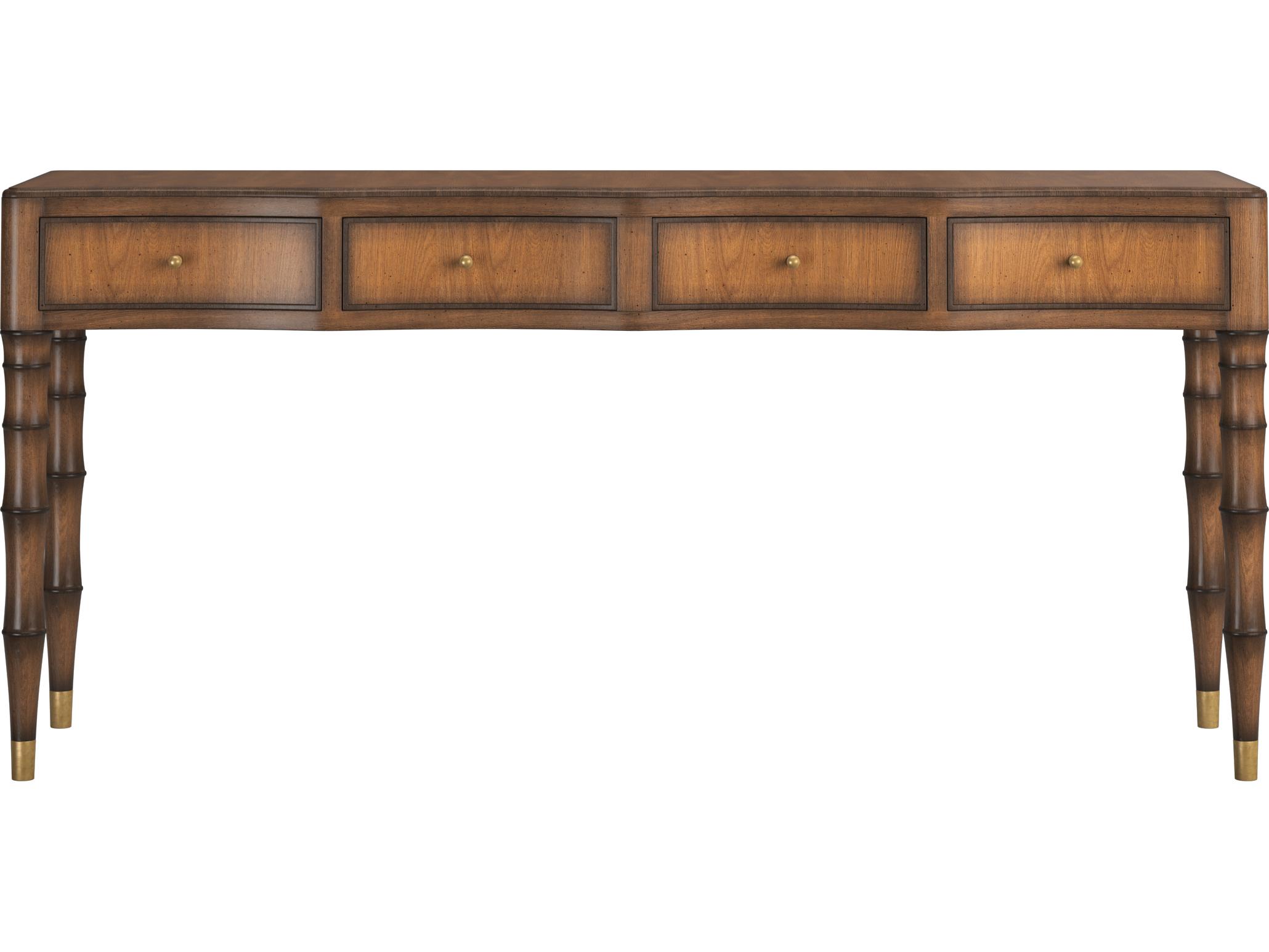 A.R.T. Furniture Harbor Rectangular Warm Walnut Deep Woods Console Table
