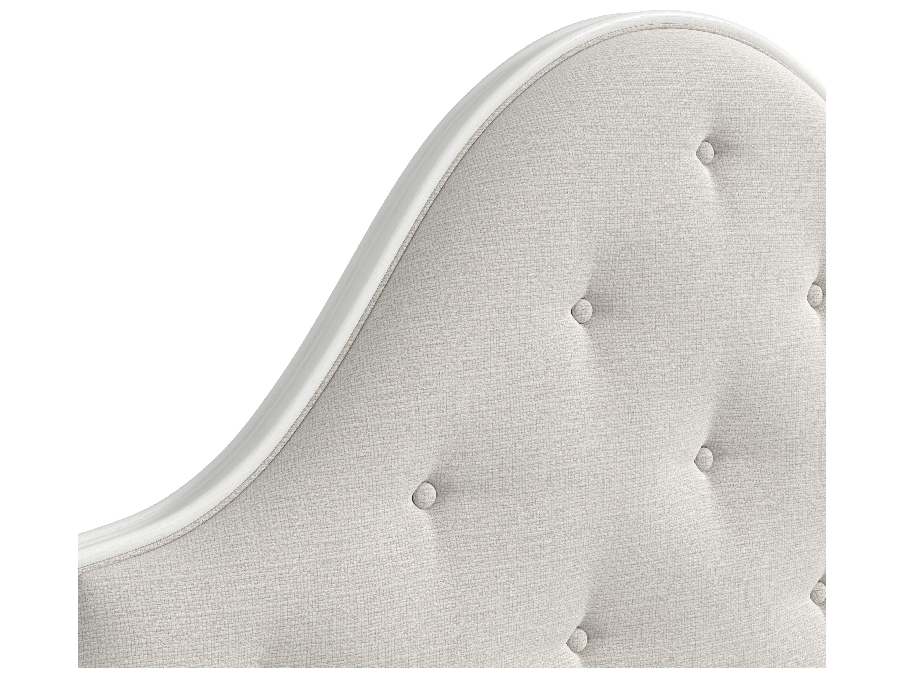 A.R.T. Furniture Haven Warm White Beige Hardwood Upholstered King Panel Bed