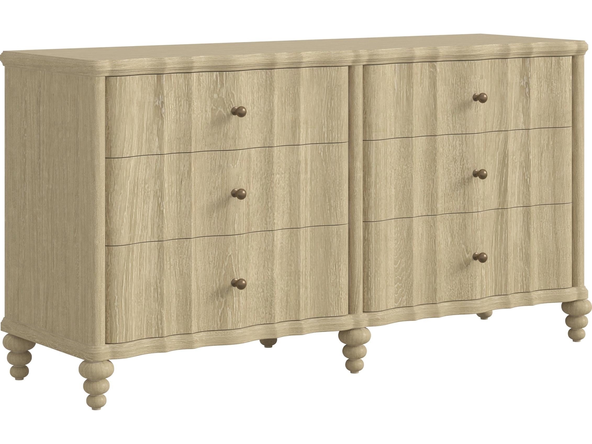 A.R.T. Furniture Haven 6-Drawers Natural Parrawood Double Dresser