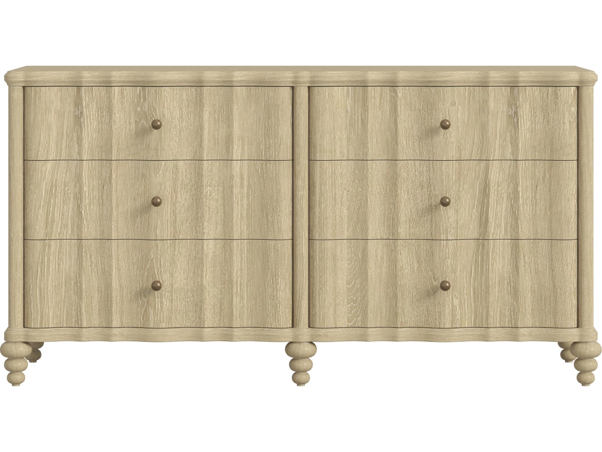 A.R.T. Furniture Haven 6-Drawers Natural Parrawood Double Dresser