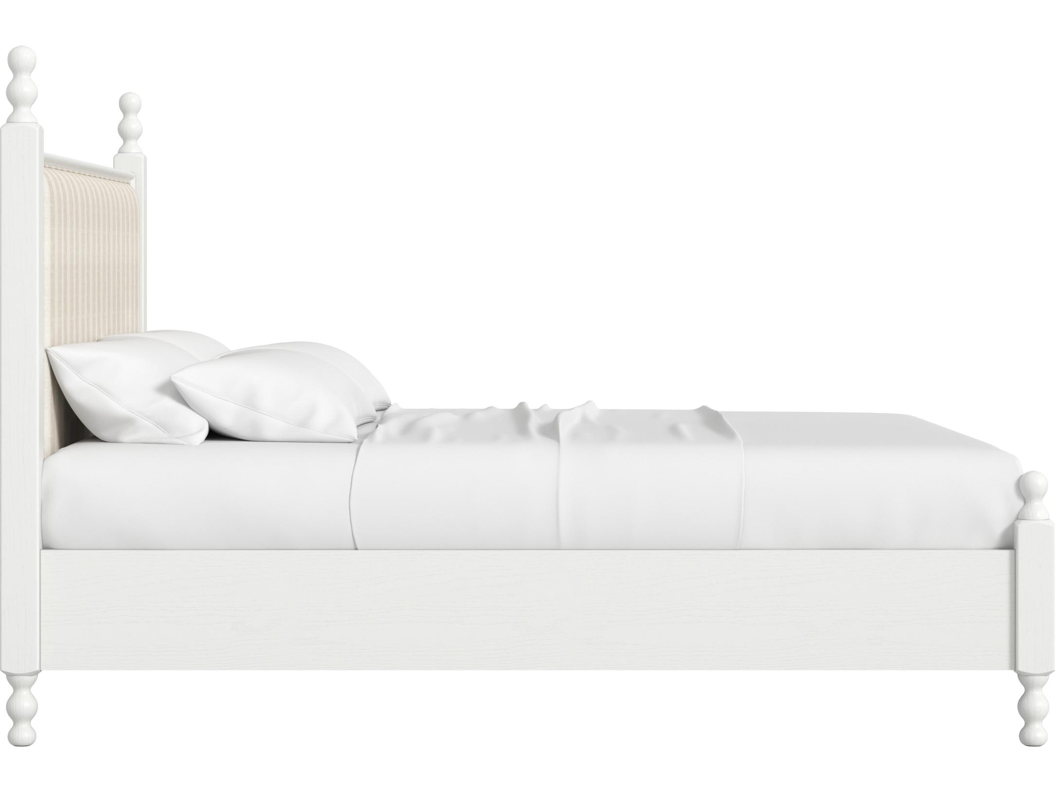 A.R.T. Furniture Haven Warm White Parrawood Wood Queen Panel Bed