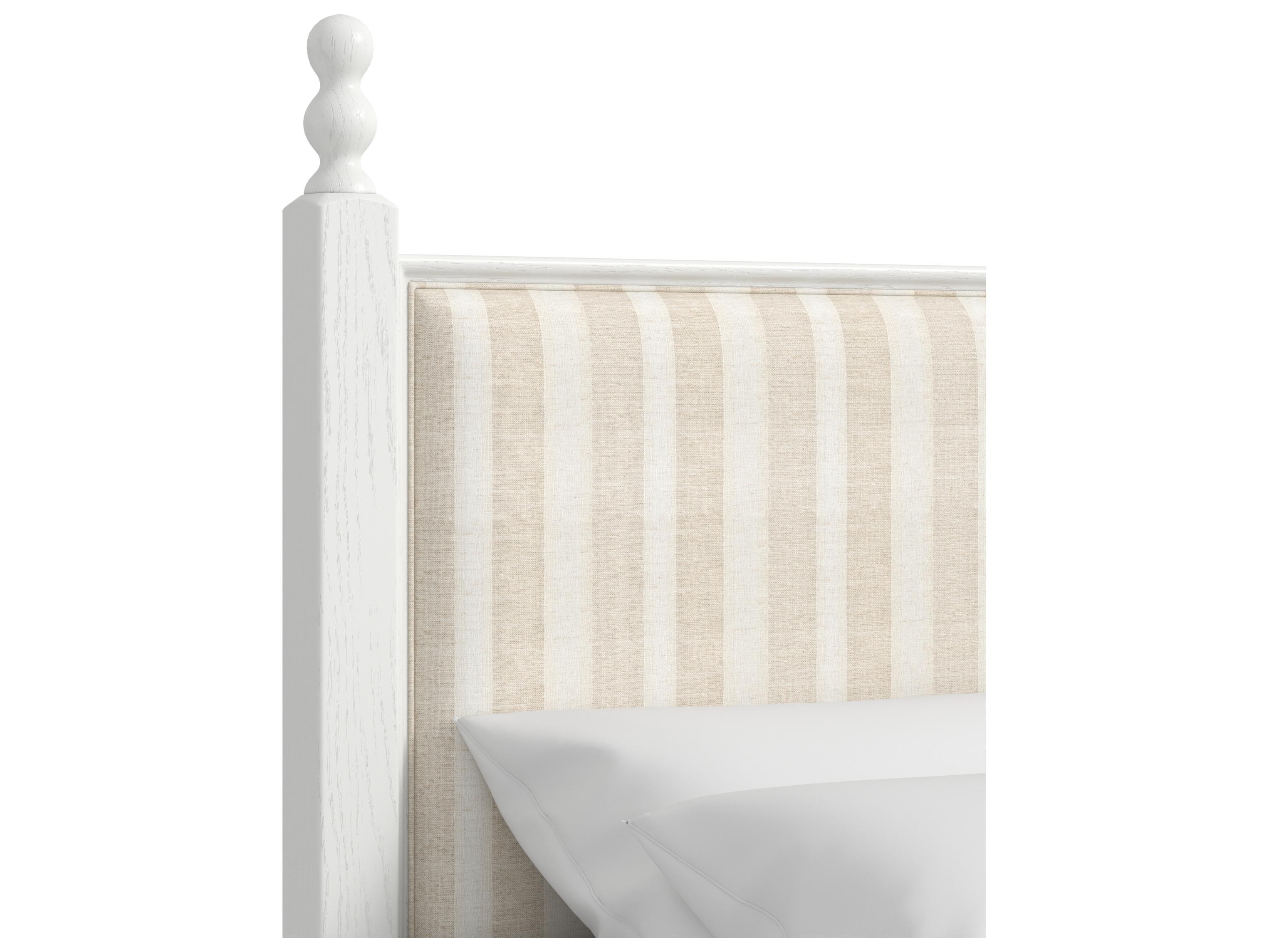 A.R.T. Furniture Haven Warm White Parrawood Wood King Panel Bed