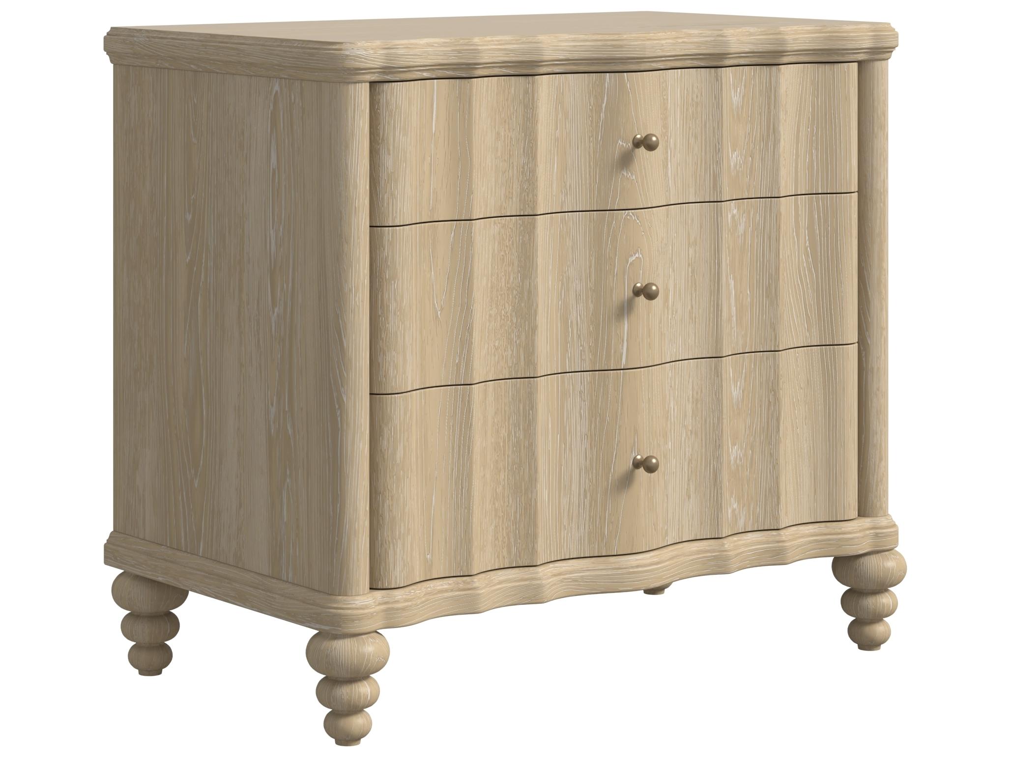 A.R.T. Furniture Haven 3-Drawers Natural Parrawood Nightstand