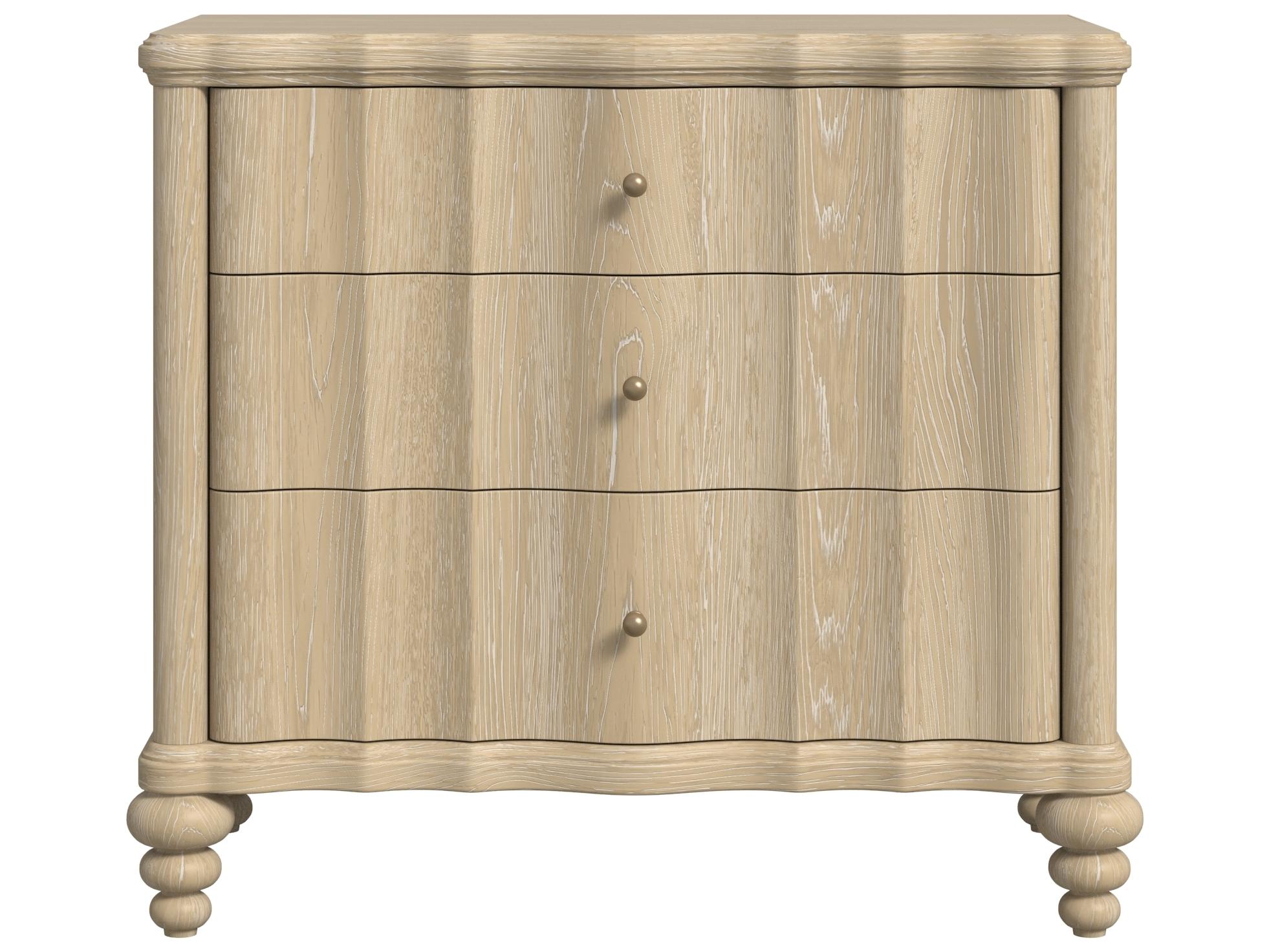 A.R.T. Furniture Haven 3-Drawers Natural Parrawood Nightstand