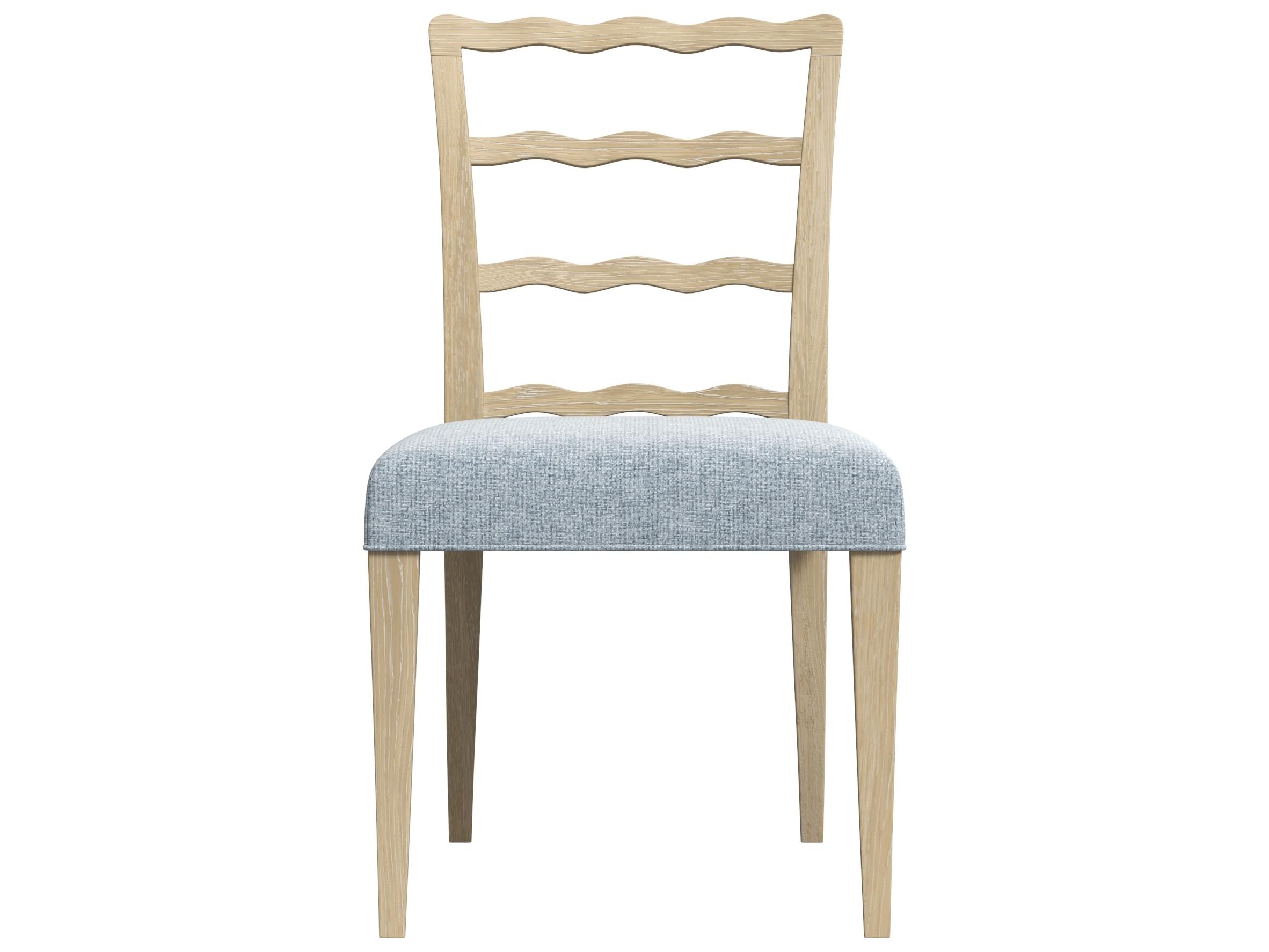A.R.T. Furniture Haven Parrawood Natural Upholstered Armless Dining Chair Set of 2