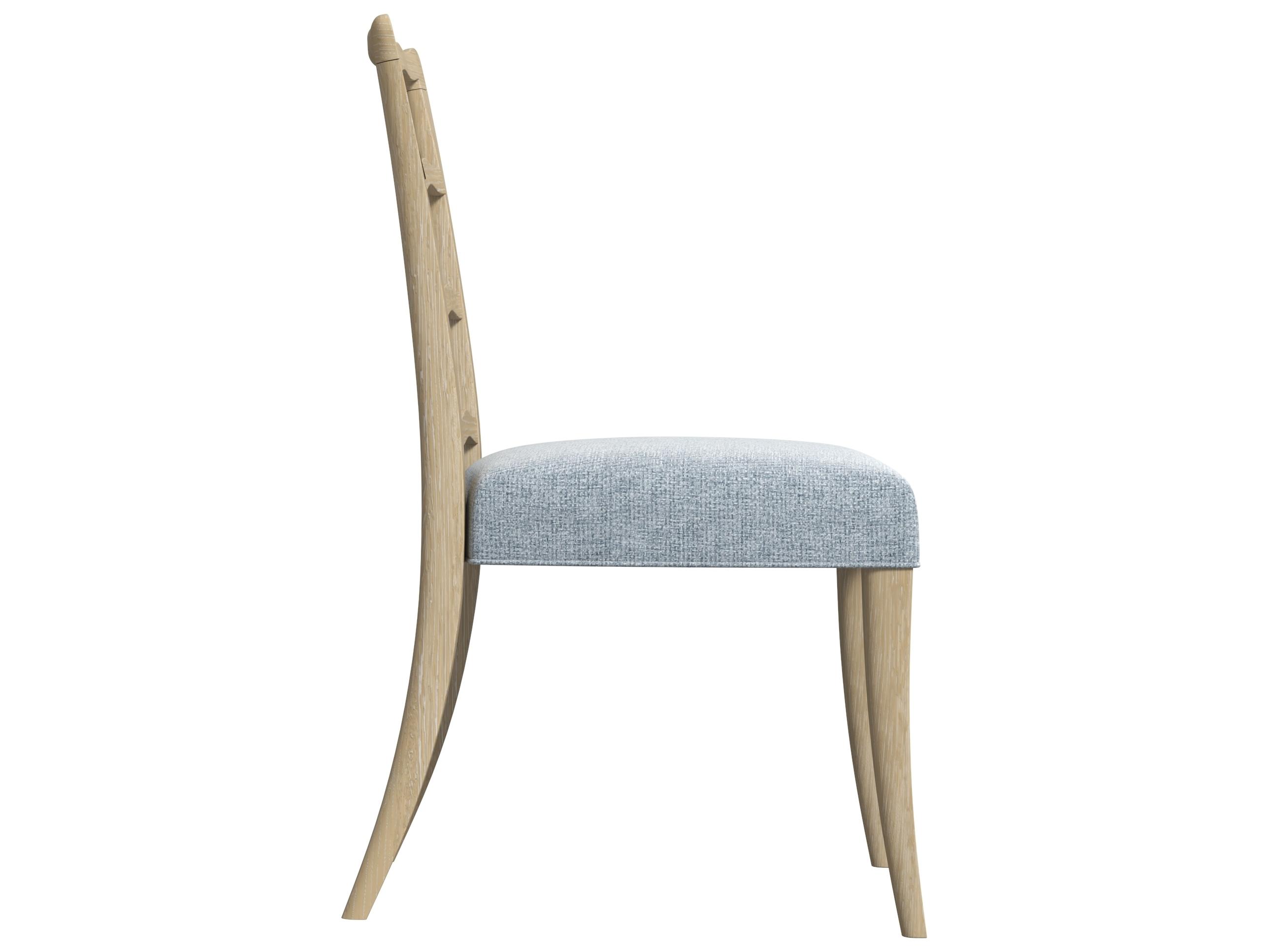 A.R.T. Furniture Haven Parrawood Natural Upholstered Armless Dining Chair Set of 2