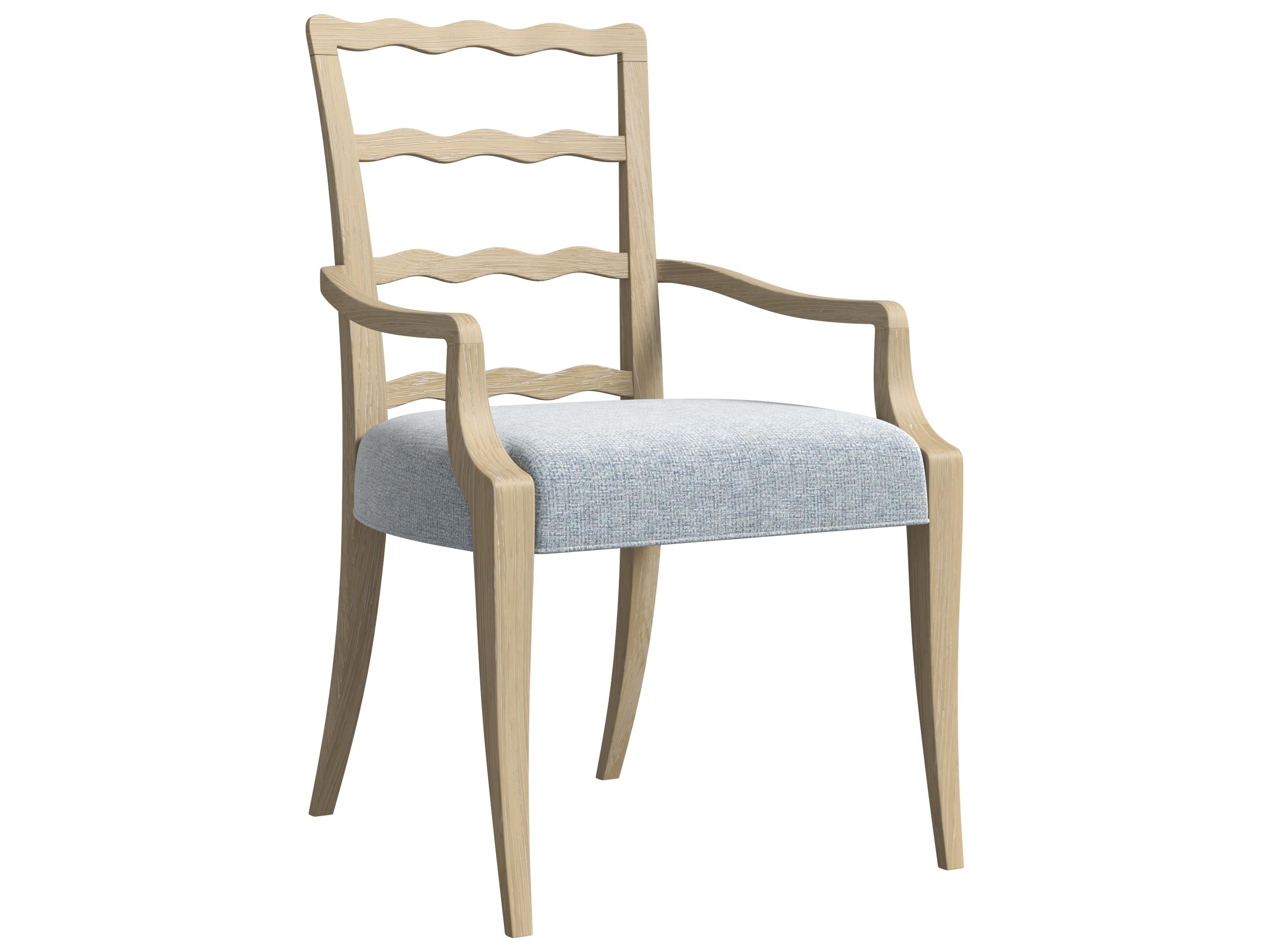 A.R.T. Furniture Haven Parrawood Oak Upholstered Arm Dining Chair