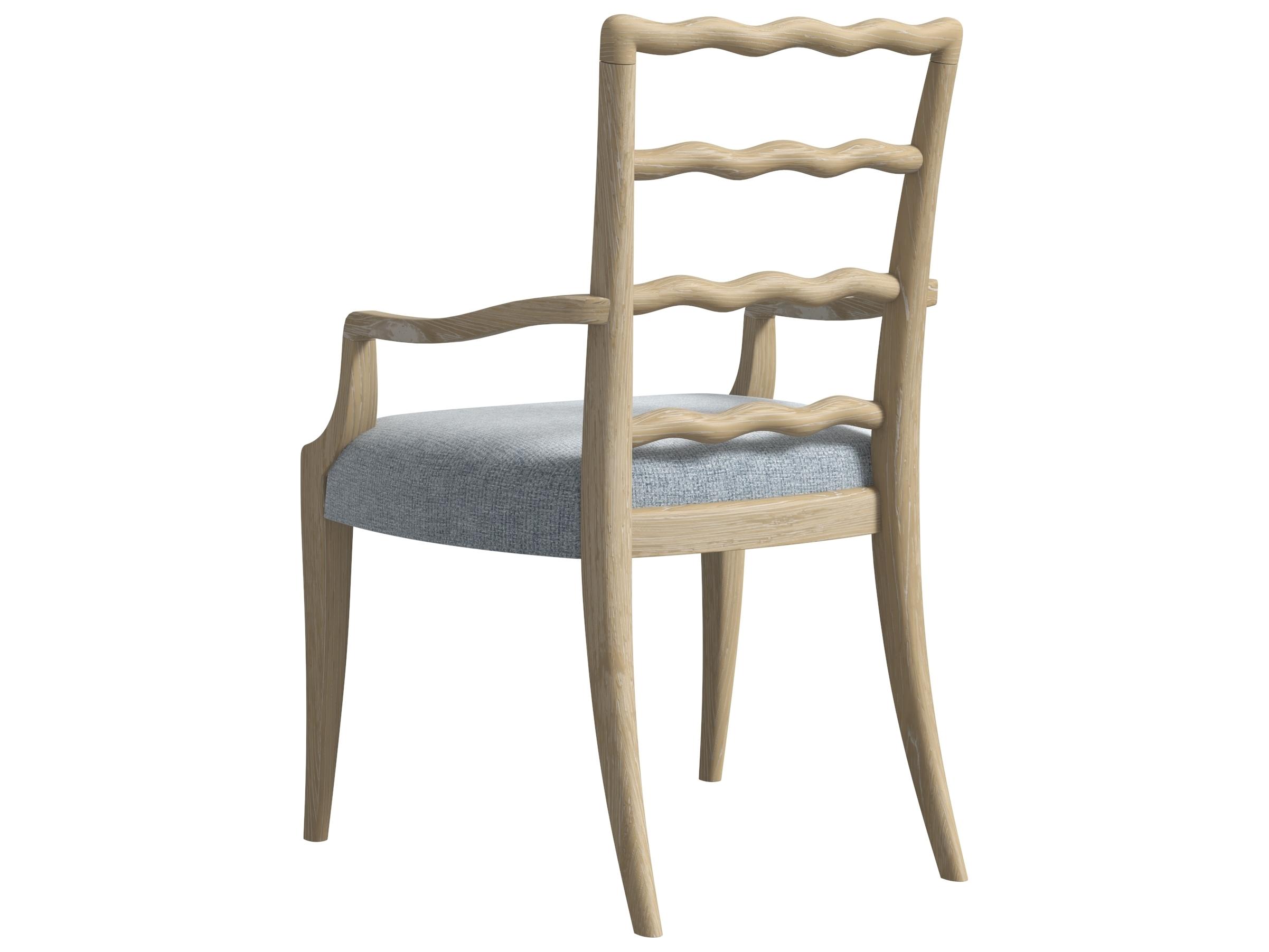 A.R.T. Furniture Haven Parrawood Oak Upholstered Arm Dining Chair