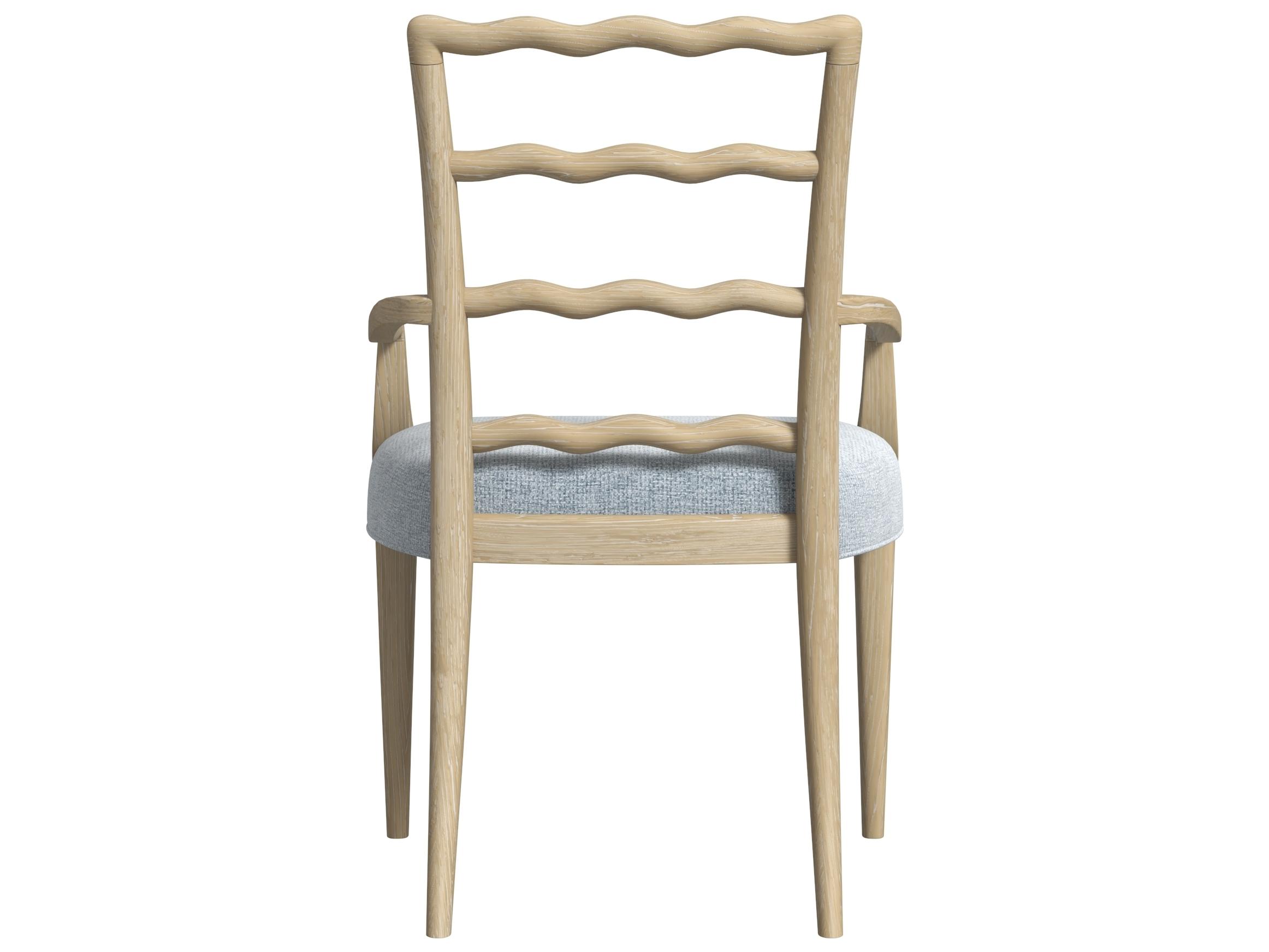 A.R.T. Furniture Haven Parrawood Oak Upholstered Arm Dining Chair