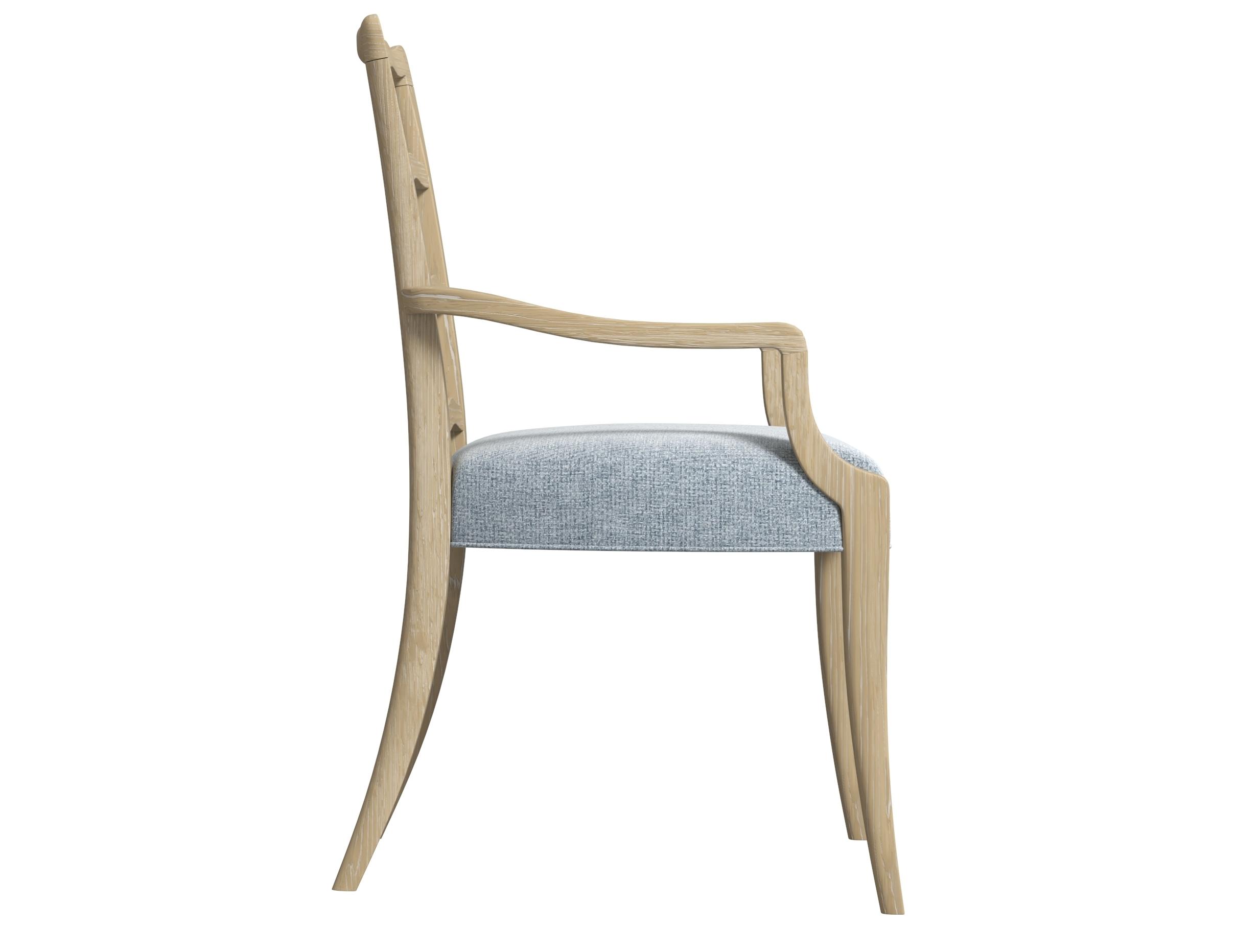 A.R.T. Furniture Haven Parrawood Oak Upholstered Arm Dining Chair
