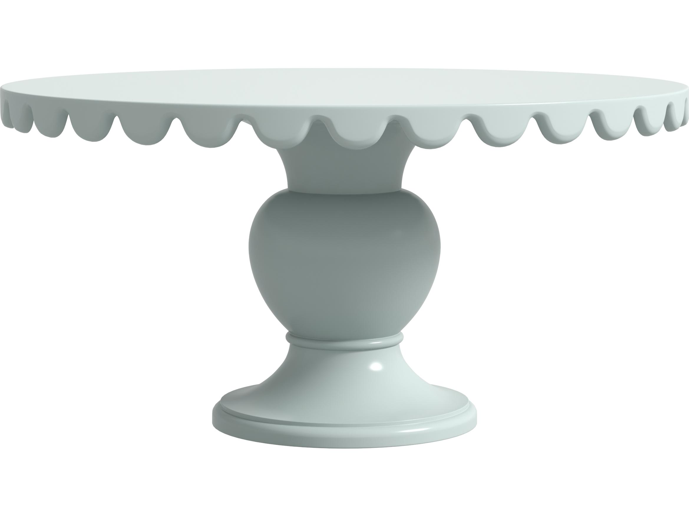 A.R.T. Furniture Haven Round Wood Celadon Blue Dining Table