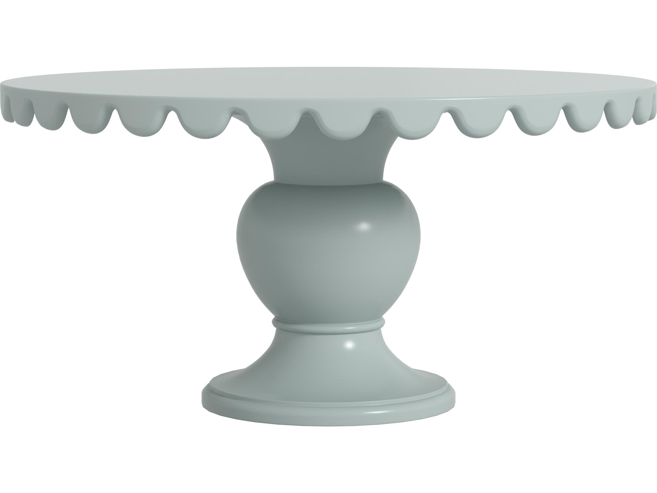 A.R.T. Furniture Haven Round Wood Celadon Blue Dining Table
