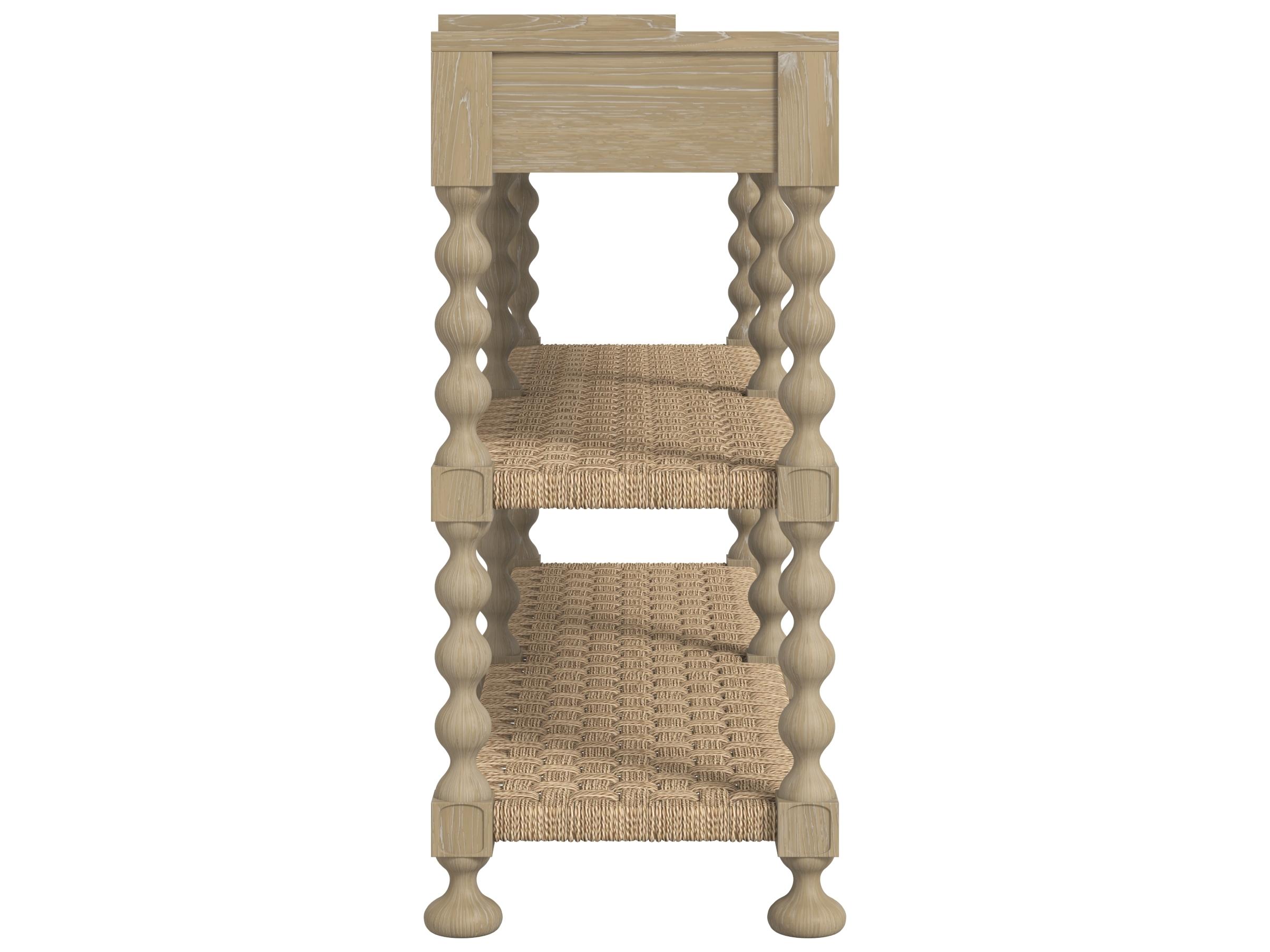 A.R.T. Furniture Haven Rectangular Wood Blonde Oak Sun Console Table