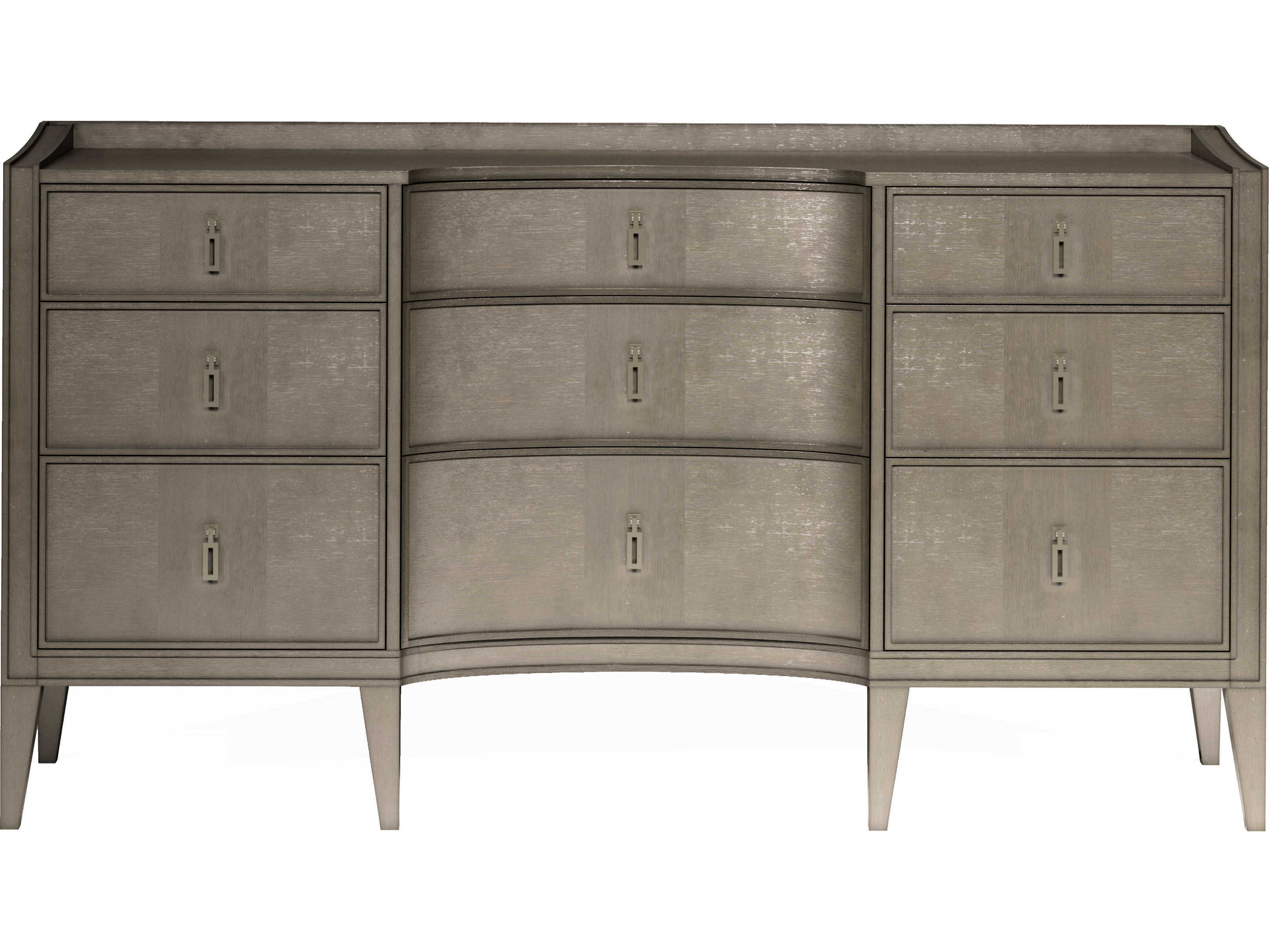 A.R.T. Furniture Cove 9-Drawers Silver Rubberwood Triple Dresser