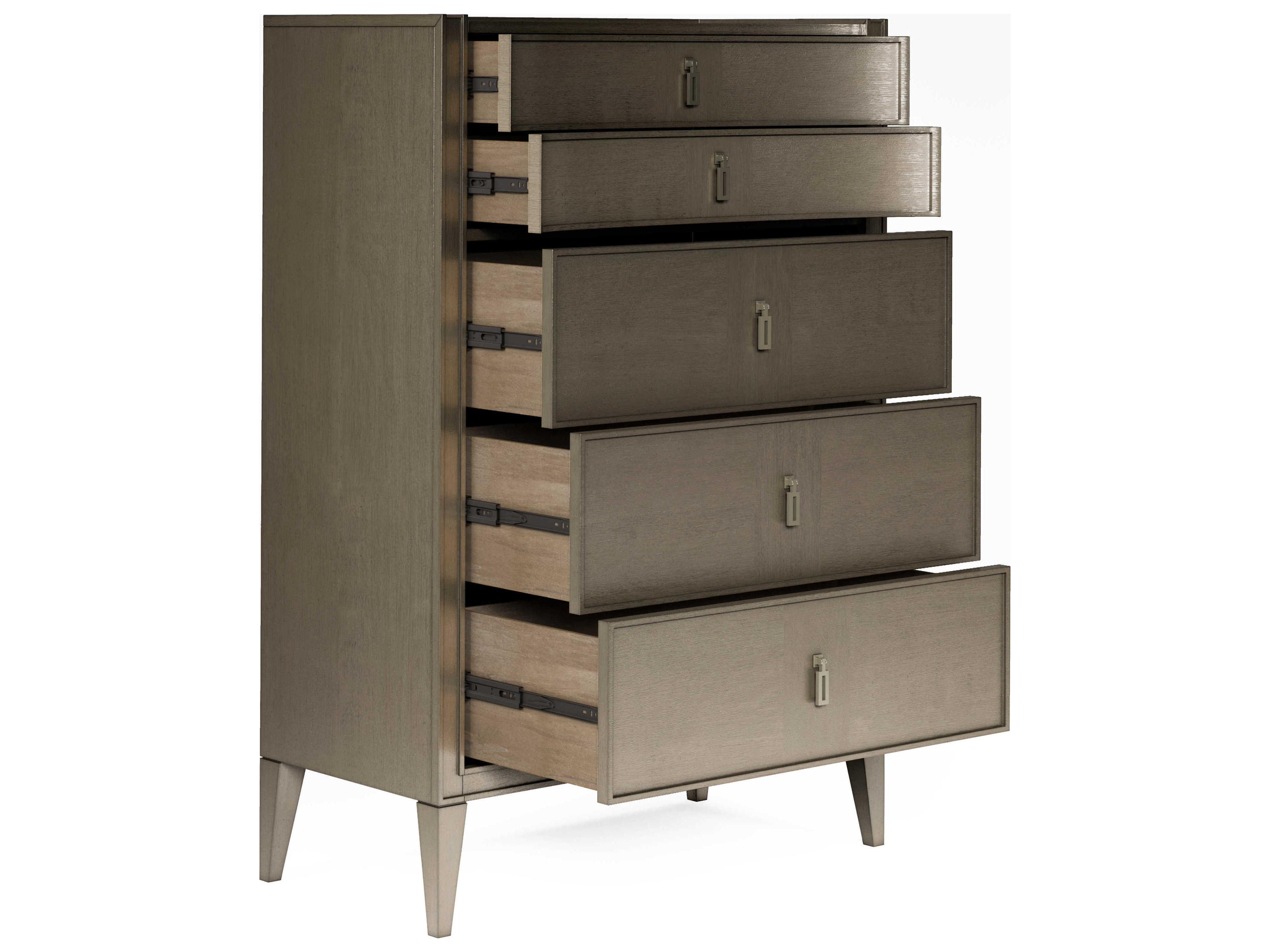 A.R.T. Furniture Cove Mica Silver Rubberwood Accent Chest