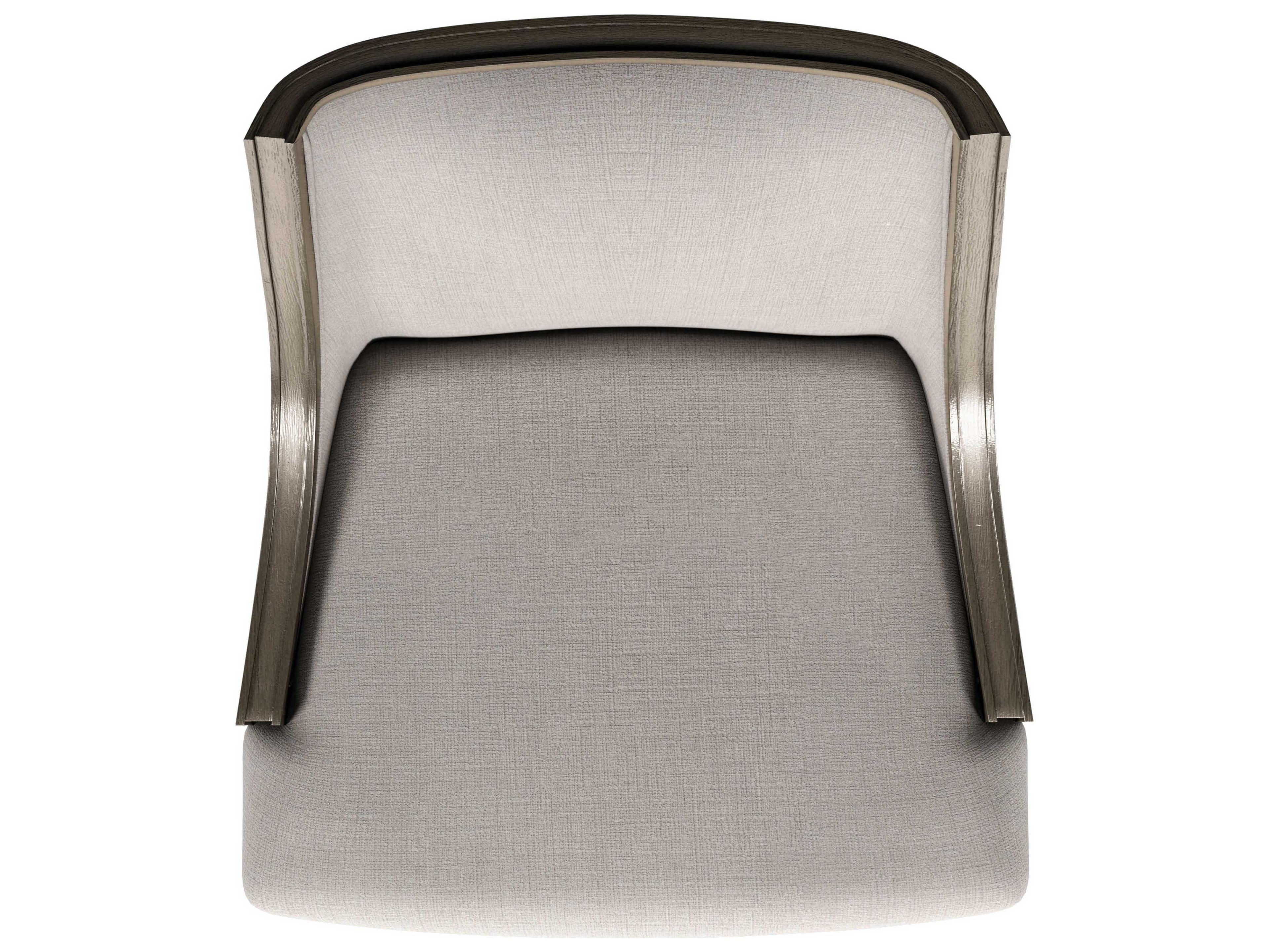 A.R.T. Furniture Cove Rubberwood Gray Upholstered Side Dining Chair