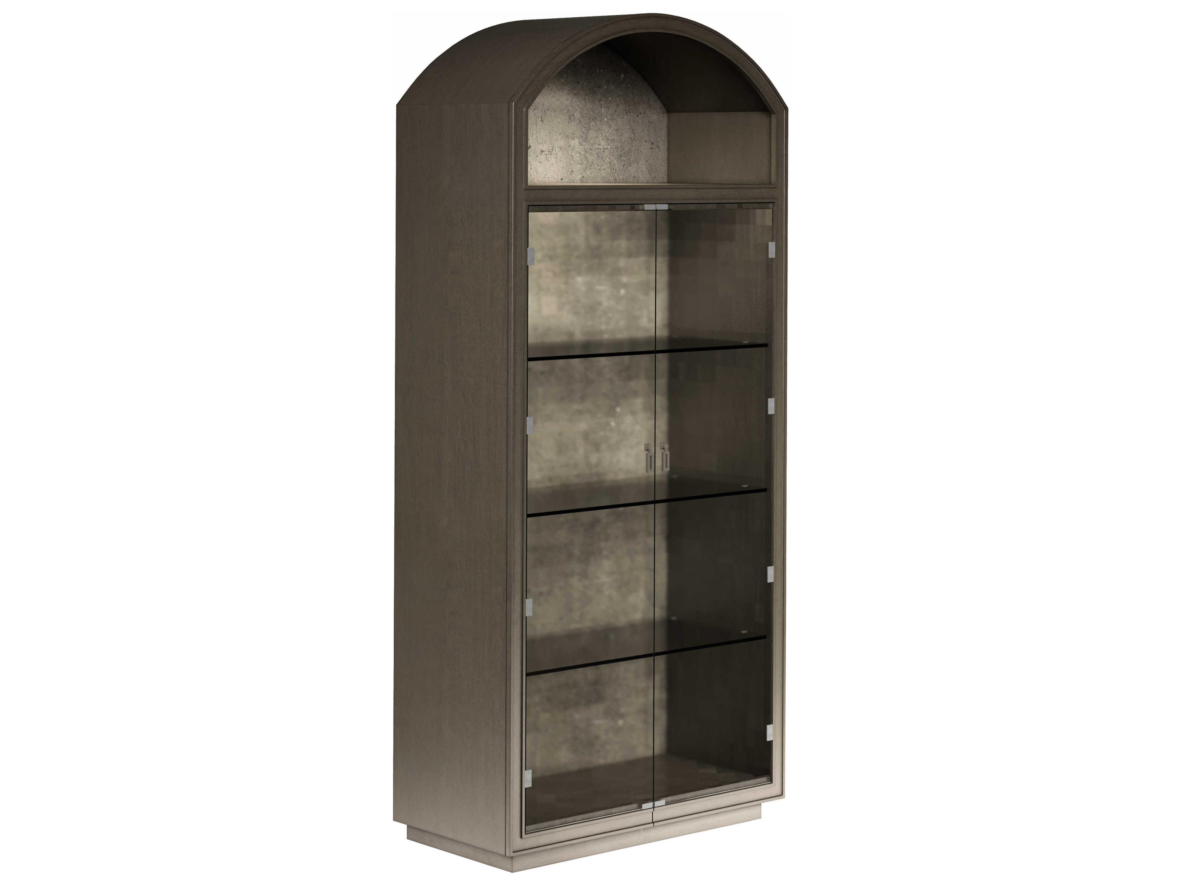 A.R.T. Furniture Cove Rubberwood Mica Display Cabinet