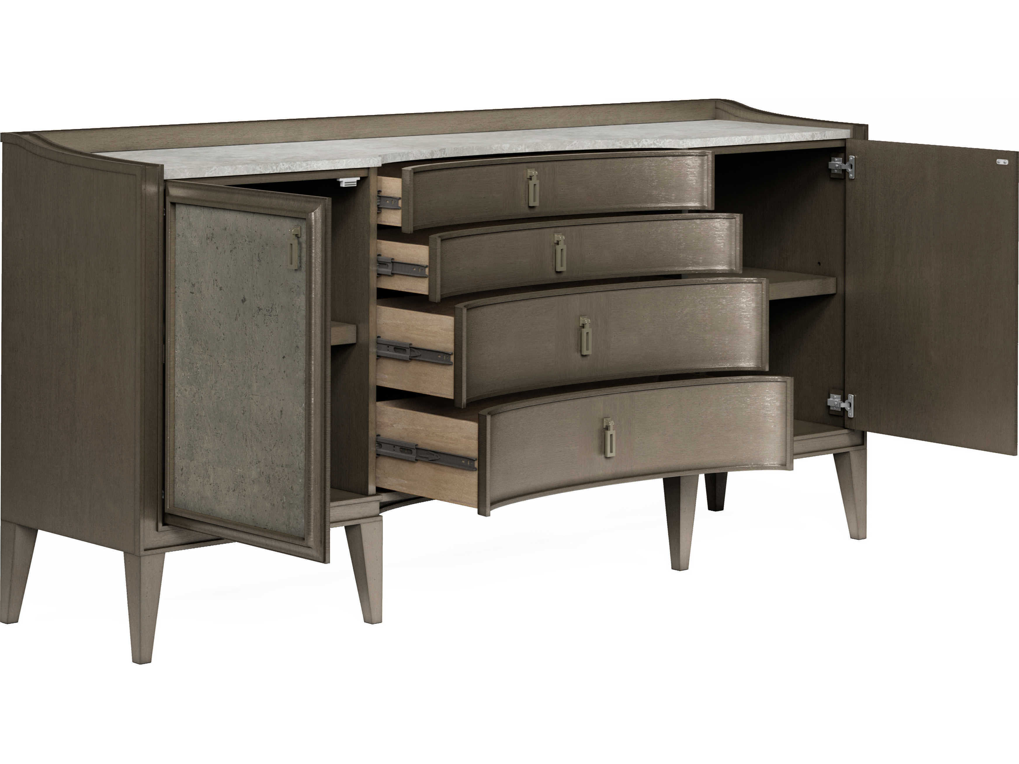 A.R.T. Furniture Cove 78" Rubberwood Mica Sideboard