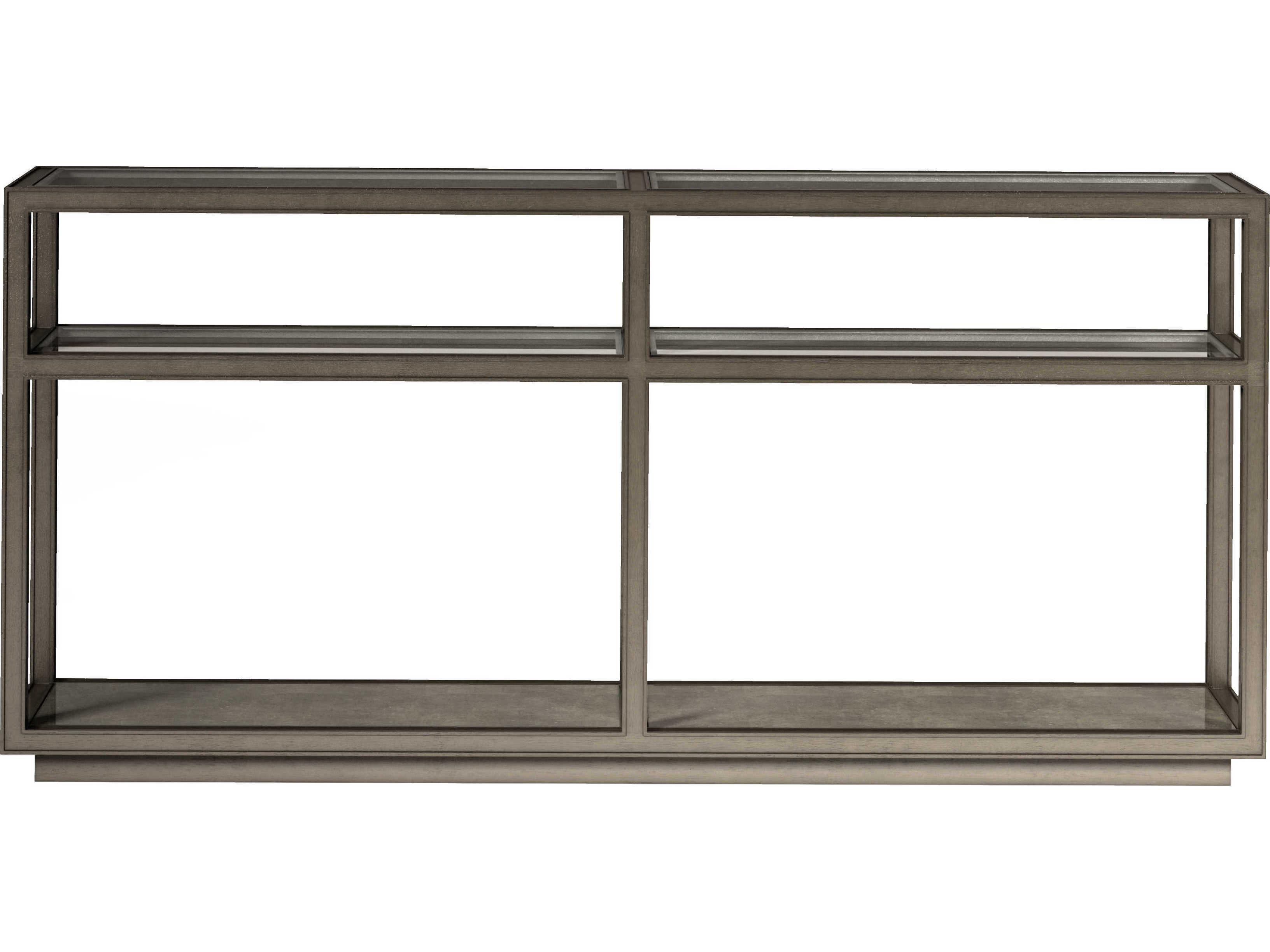 A.R.T. Furniture Cove Rectangular Glass Mica Console Table