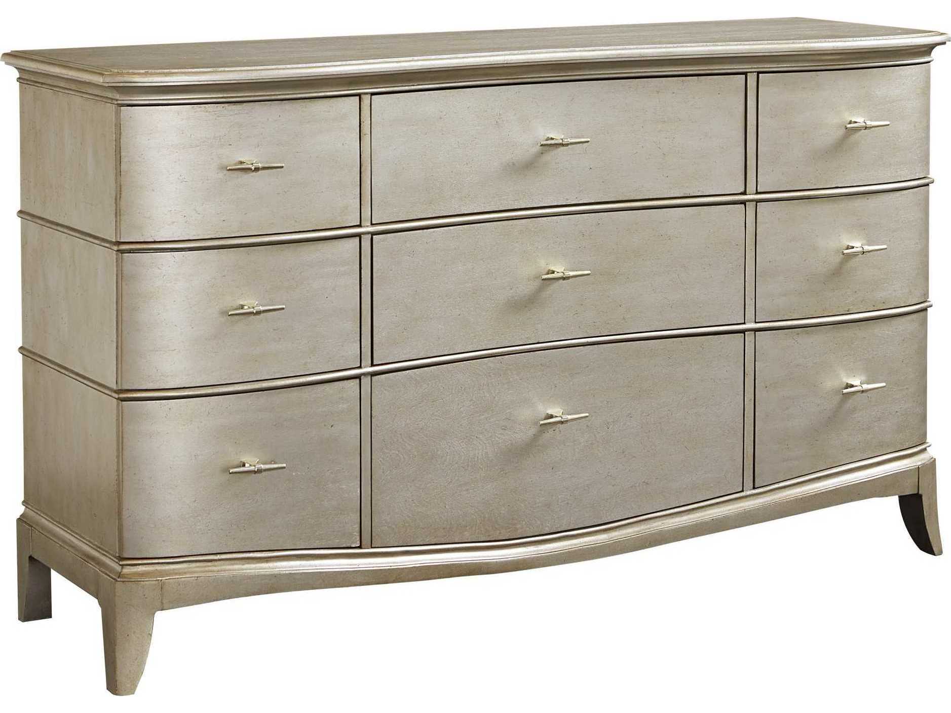 A.R.T. Furniture Starlite 9-Drawers Silver Parrawood Dresser