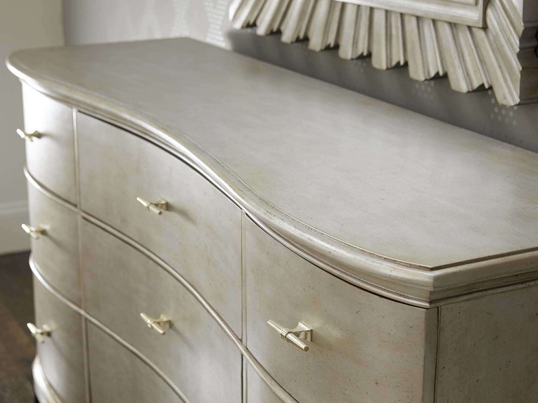 A.R.T. Furniture Starlite 9-Drawers Silver Parrawood Dresser