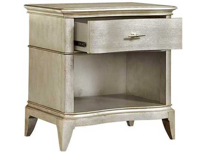 A.R.T. Furniture Starlite 1-Drawer Silver Parrawood Nightstand