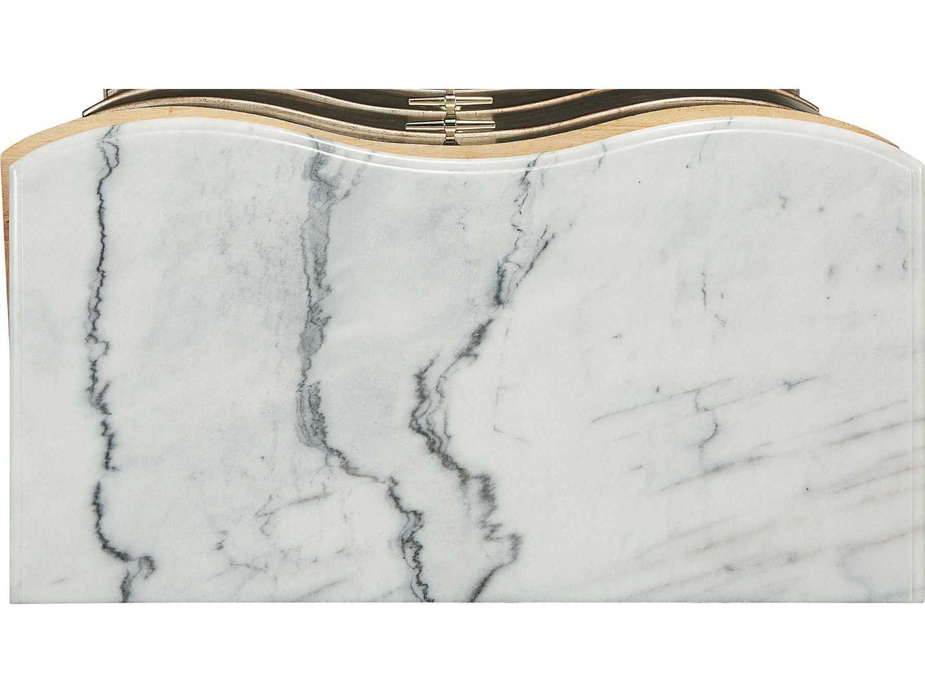 A.R.T. Furniture Starlite 3-Drawers Silver Parrawood Chest Nightstand