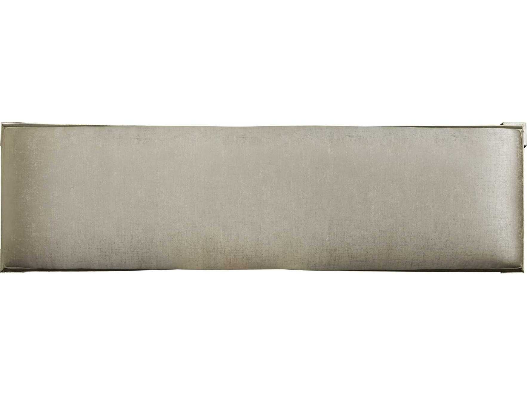 A.R.T. Furniture Starlite Peri Silver Upholstered Accent Bench