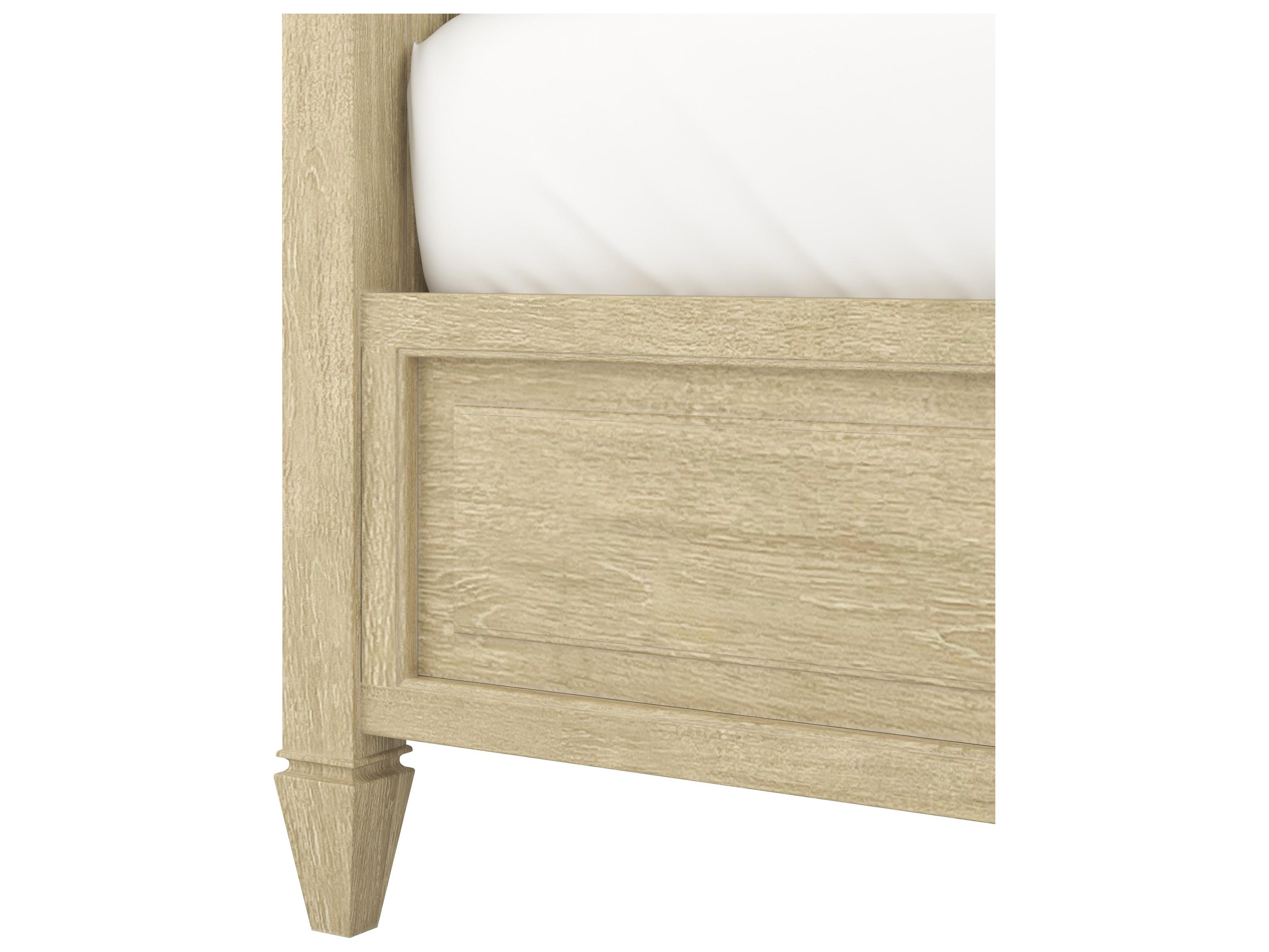 A.R.T. Furniture Eave Sundrenched Natural Oak Wood Queen Four Poster Bed