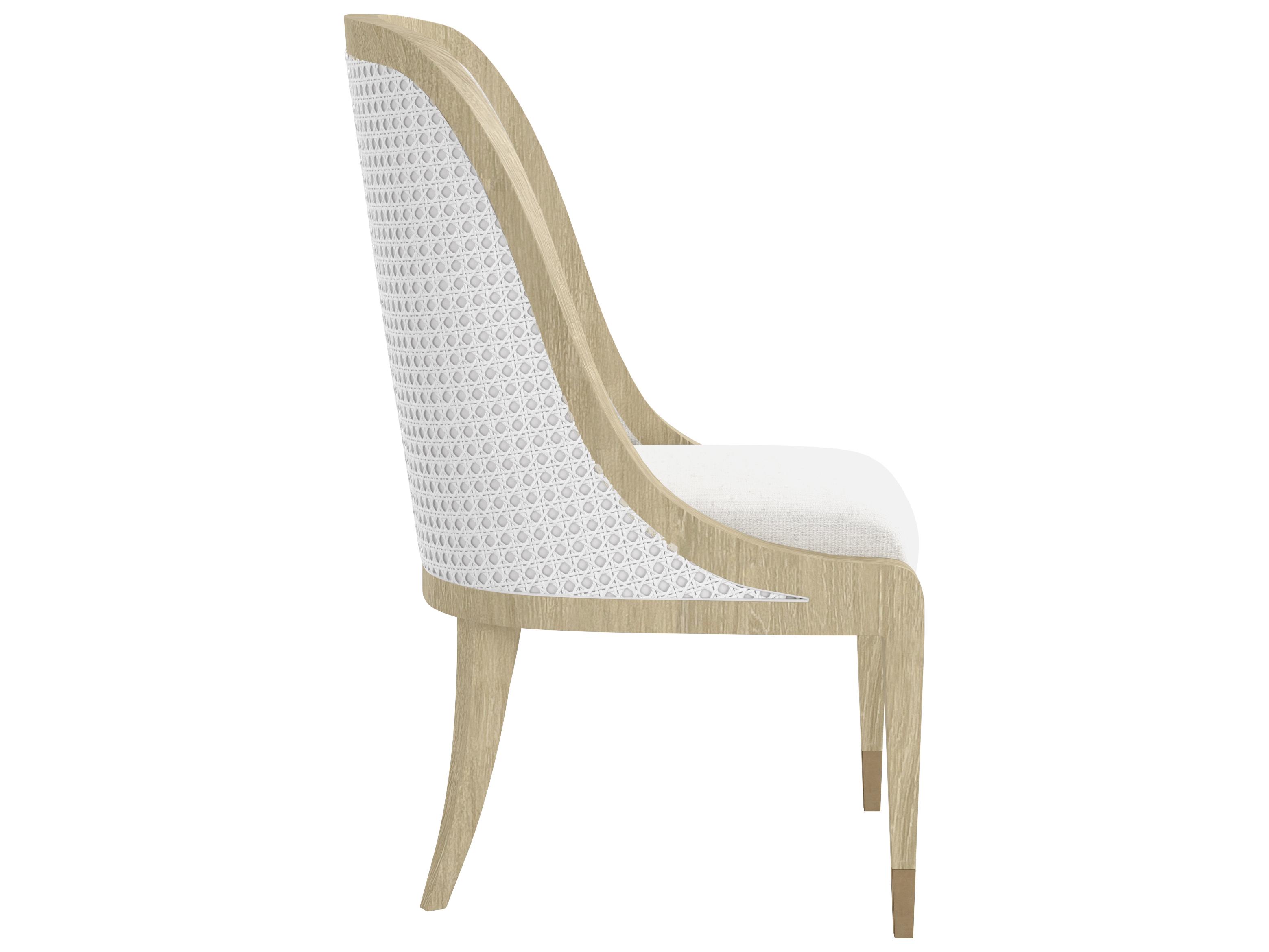 A.R.T. Furniture Eave Sundrenched Oak Wood Natural Upholstered Armless Dining Chair