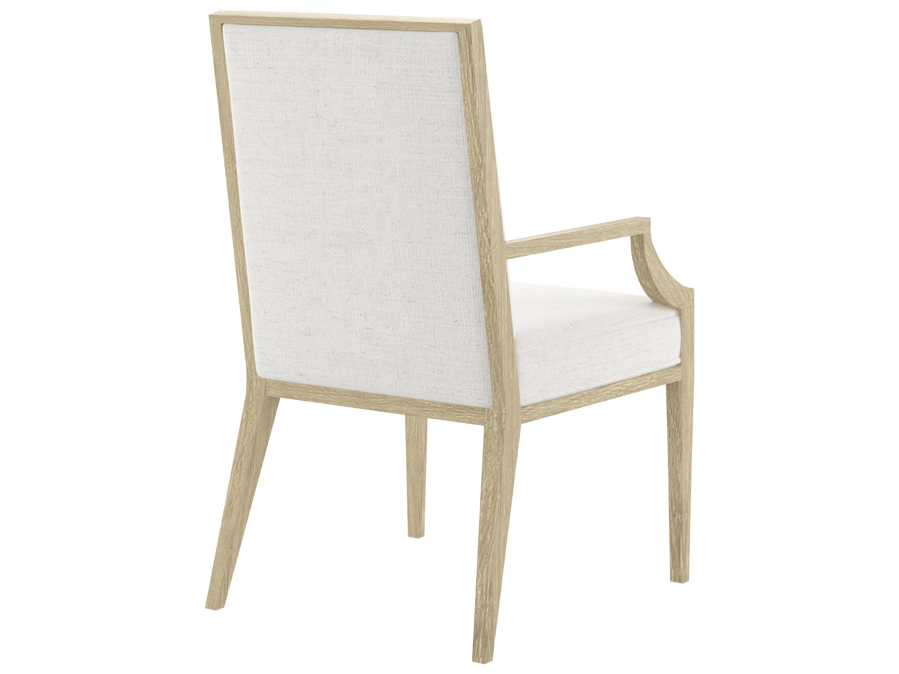 A.R.T. Furniture Eave Sundrenched Oak Wood Natural Upholstered Arm Dining Chair