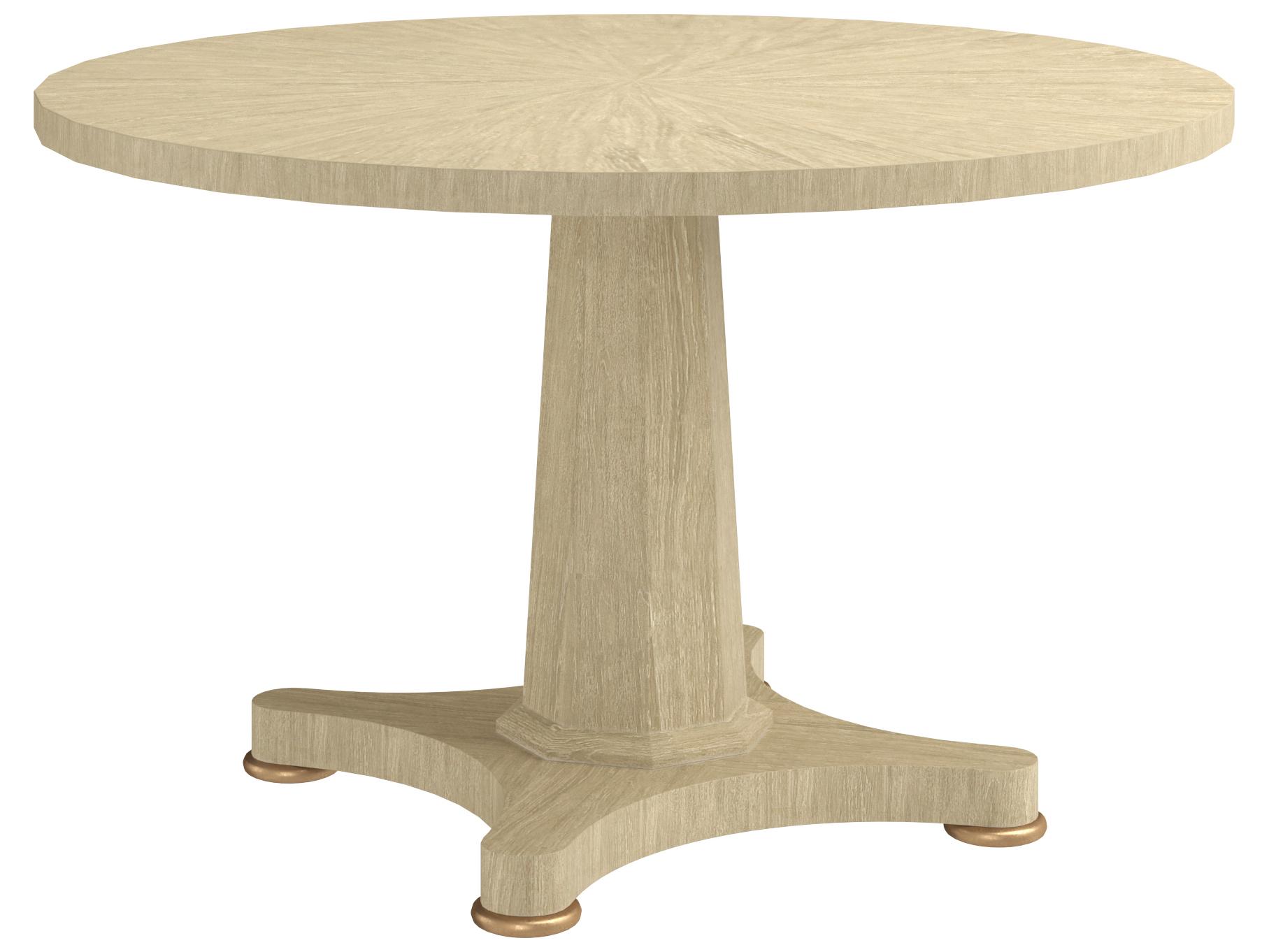 A.R.T. Furniture Eave Sundrenched Round Wood Natural Oak Dining Table