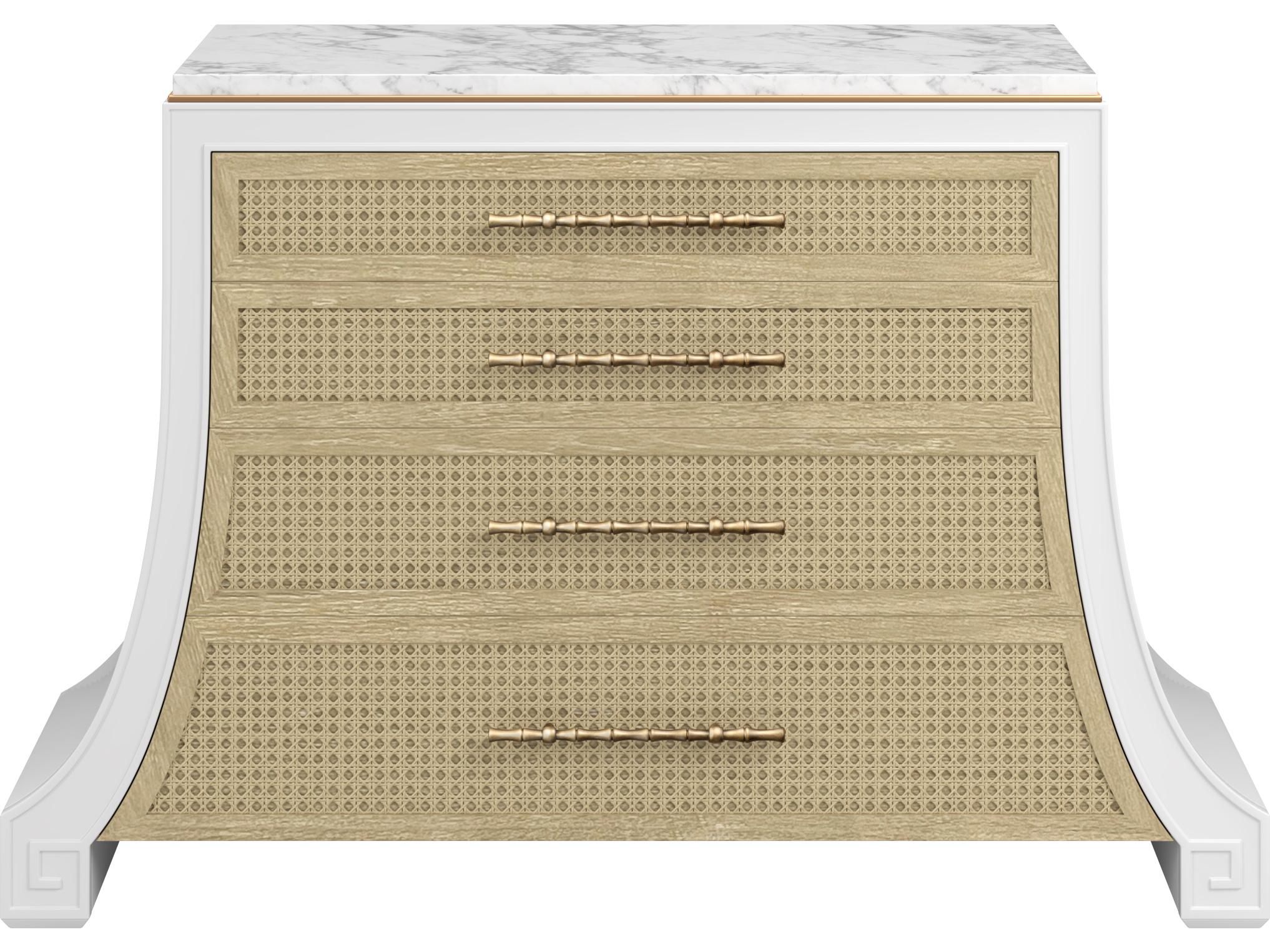 A.R.T. Furniture Eave Sundrenched Uplifting White Parrawood Accent Chest