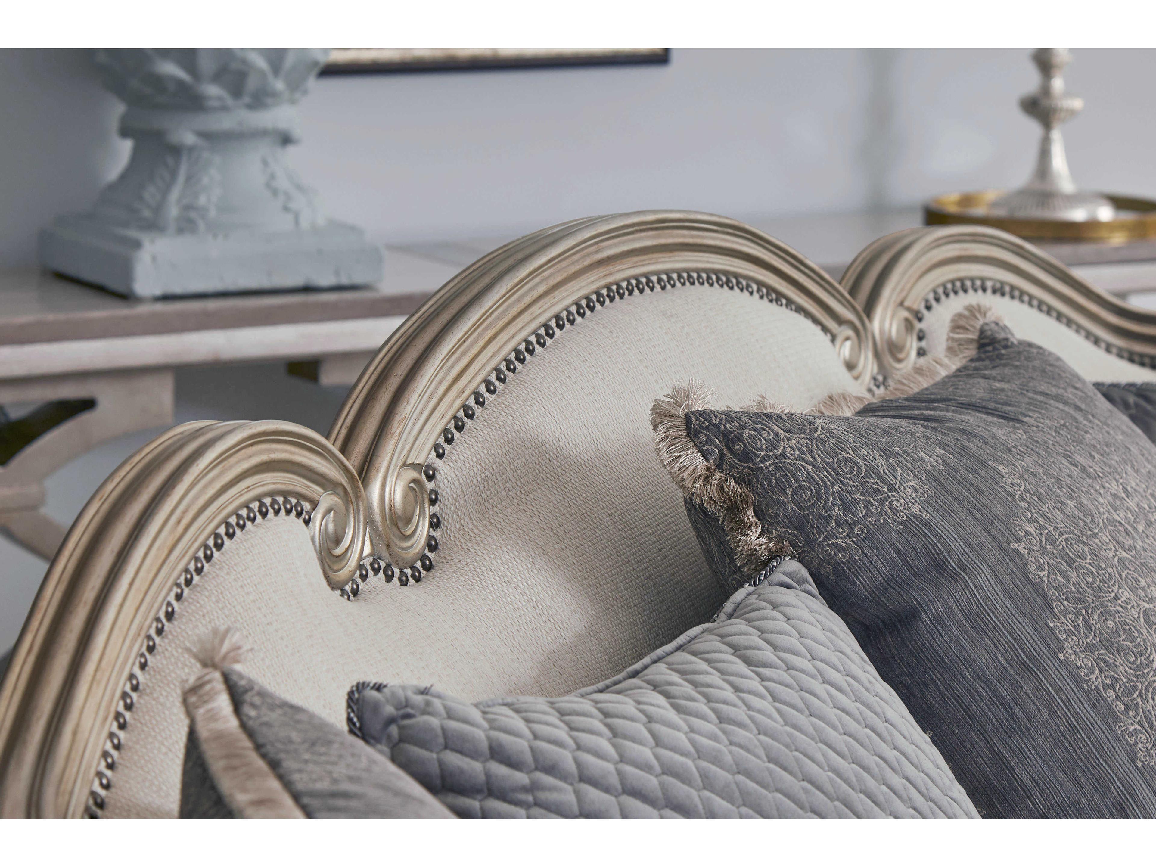 A.R.T. Furniture Giovanna Bezel Beige Upholstered Sofa