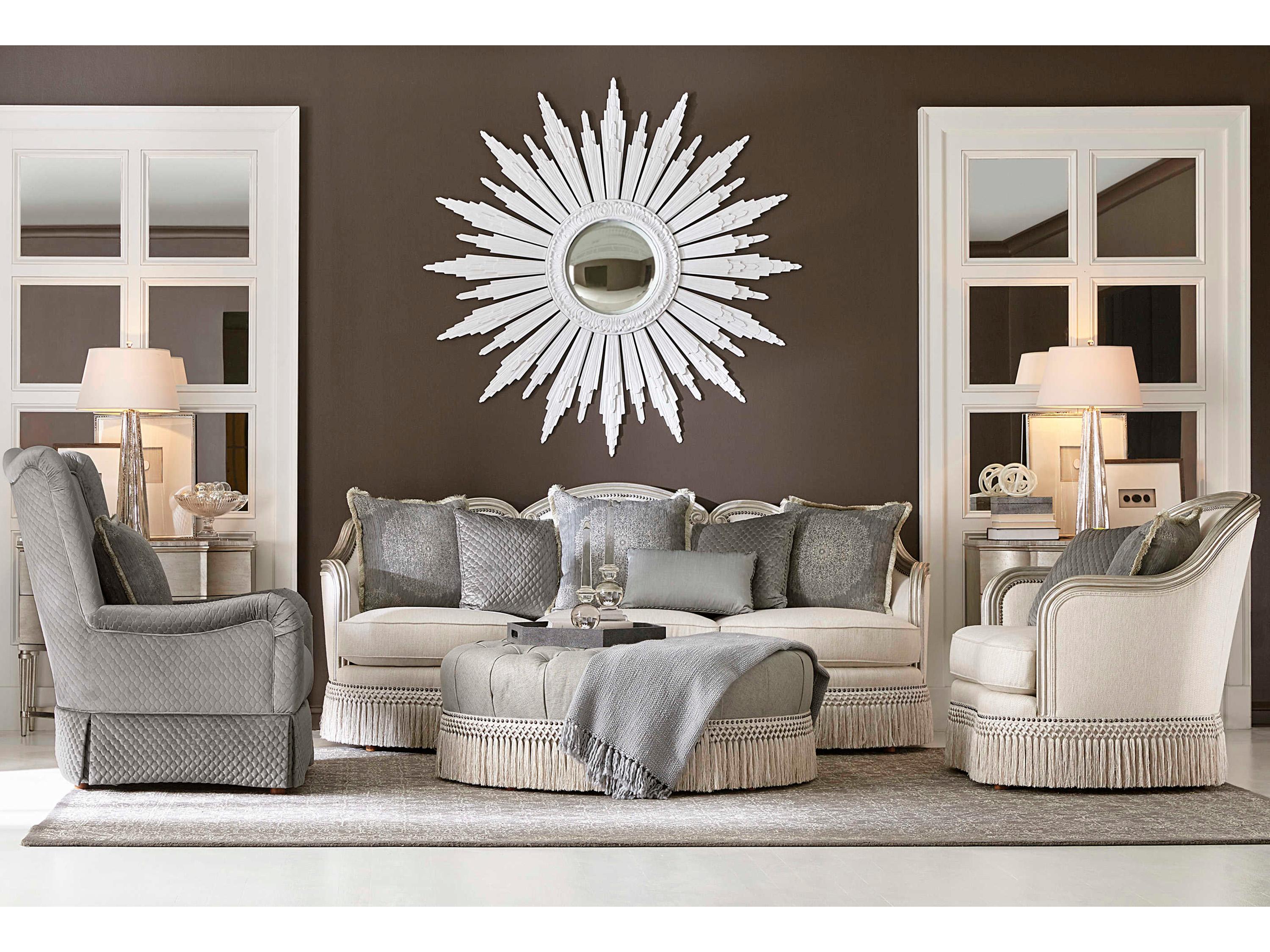 A.R.T. Furniture Giovanna Beige Upholstered Chaise