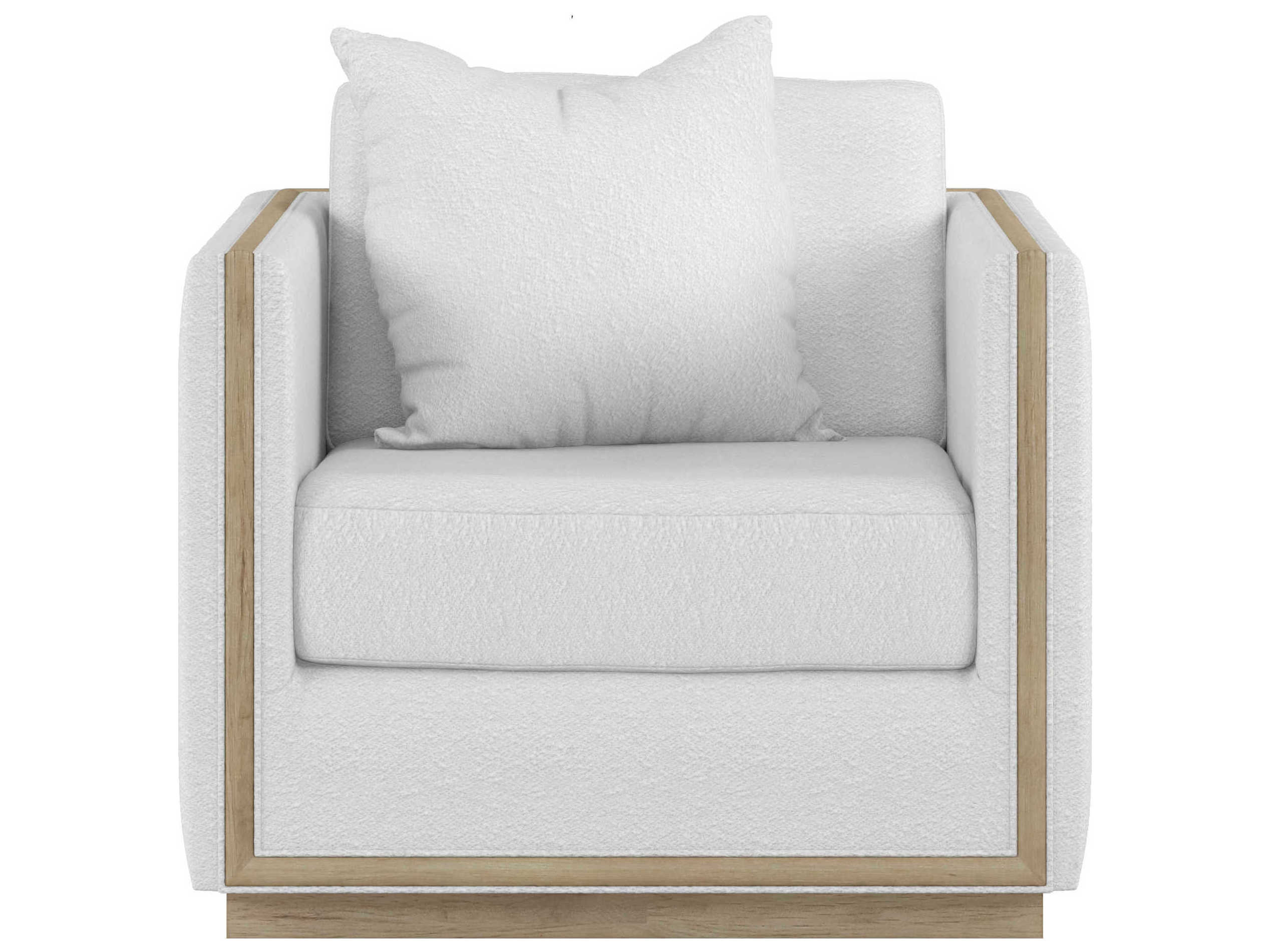 A.R.T. Furniture Cassat White Fabric Accent Chair