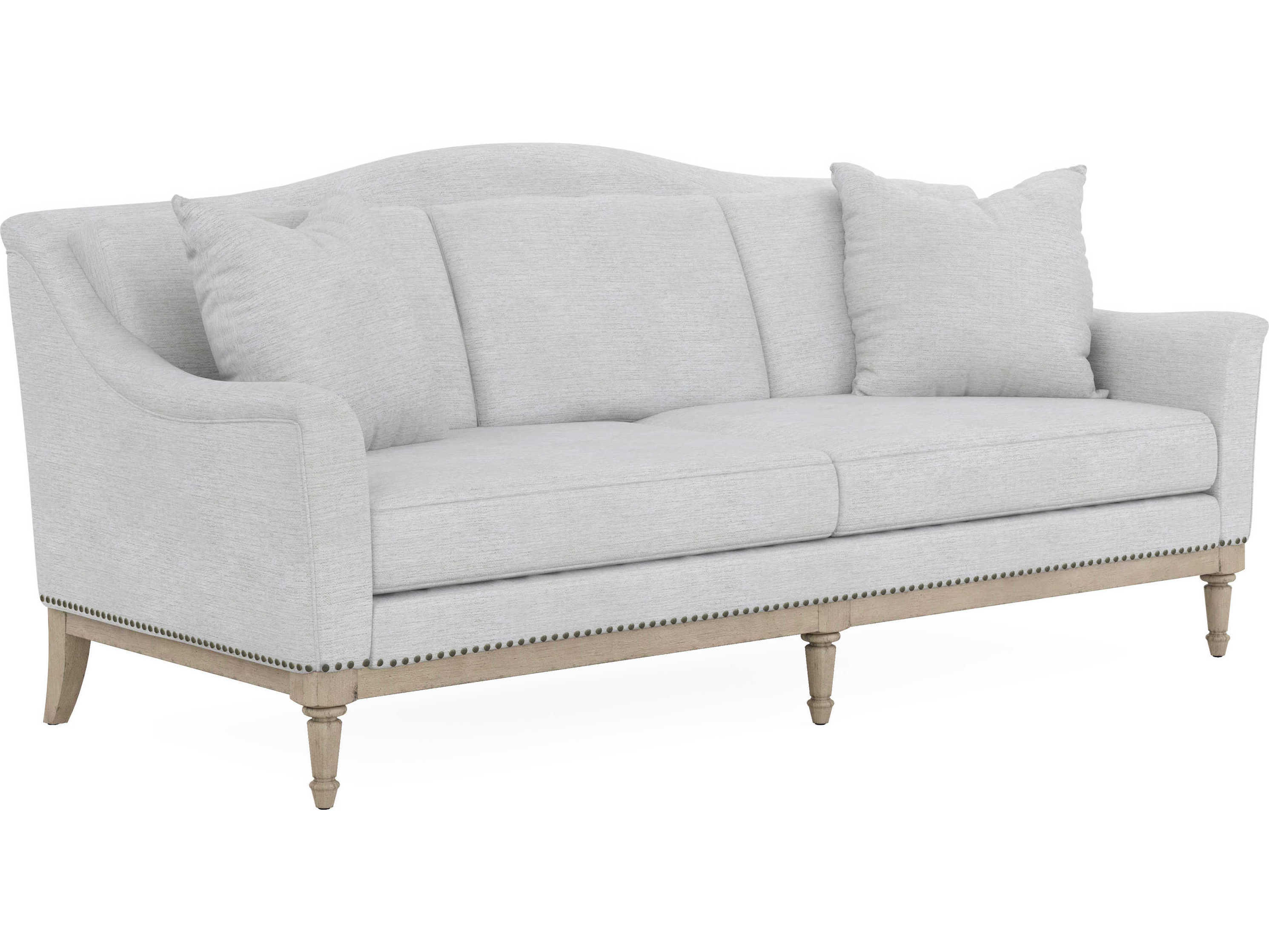 A.R.T. Furniture Magritte Washed Maple White Upholstered Sofa