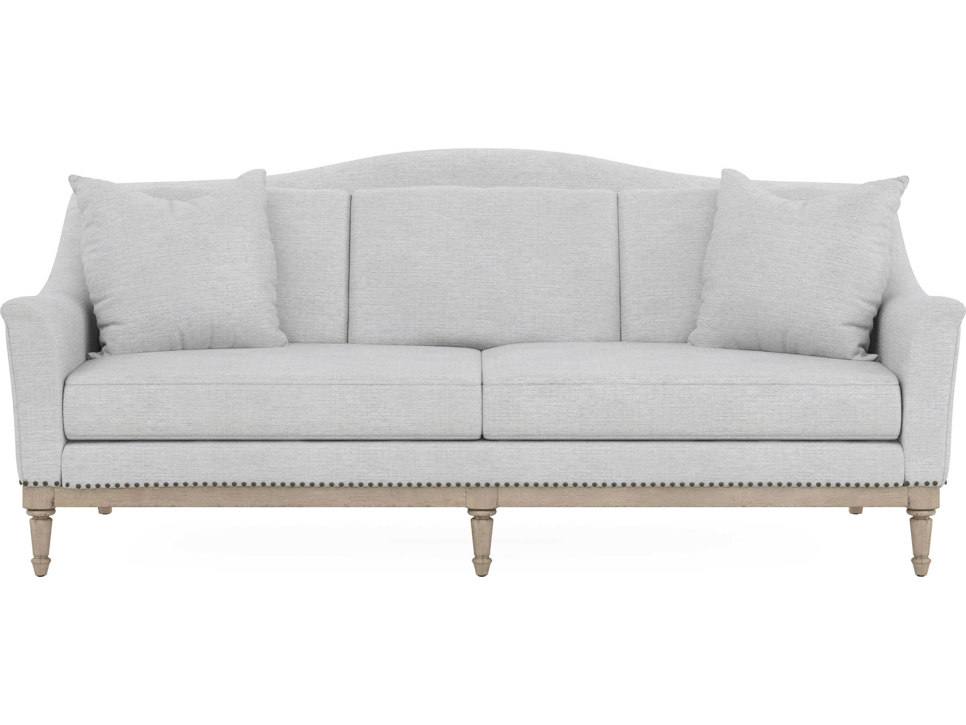 A.R.T. Furniture Magritte Washed Maple White Upholstered Sofa