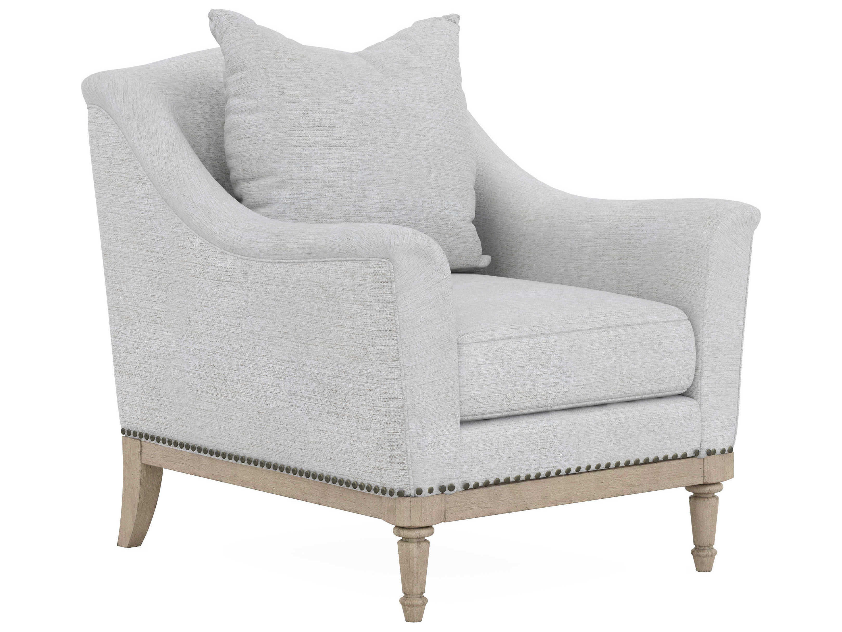 A.R.T. Furniture Magritte White Fabric Accent Chair