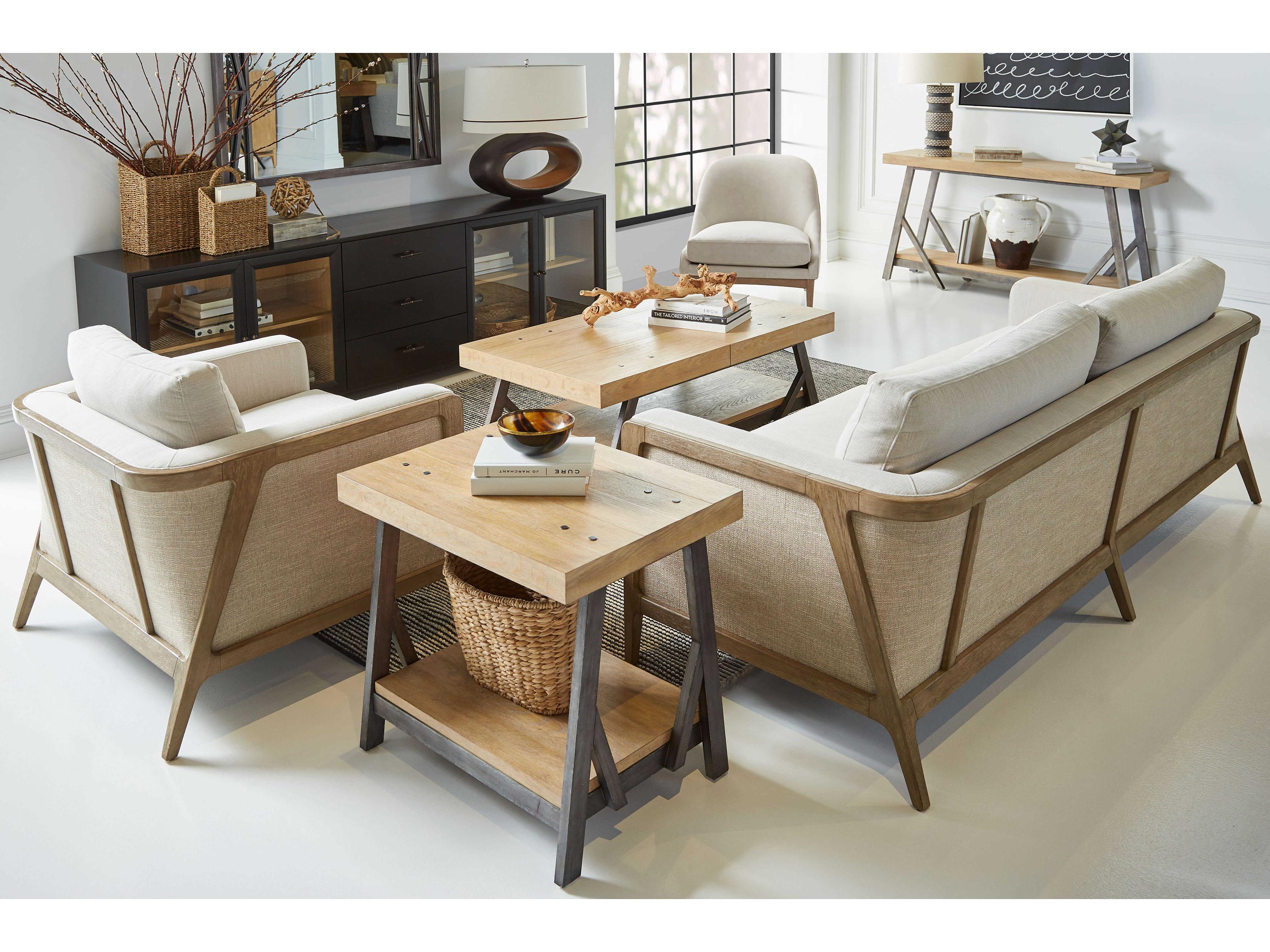 A.R.T. Furniture Harvey Beige Fabric Accent Chair