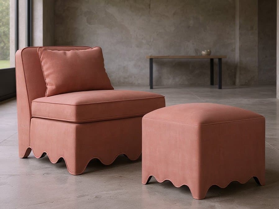 A.R.T. Furniture Artisan Upholstery Living Room Chair & Ottoman Set